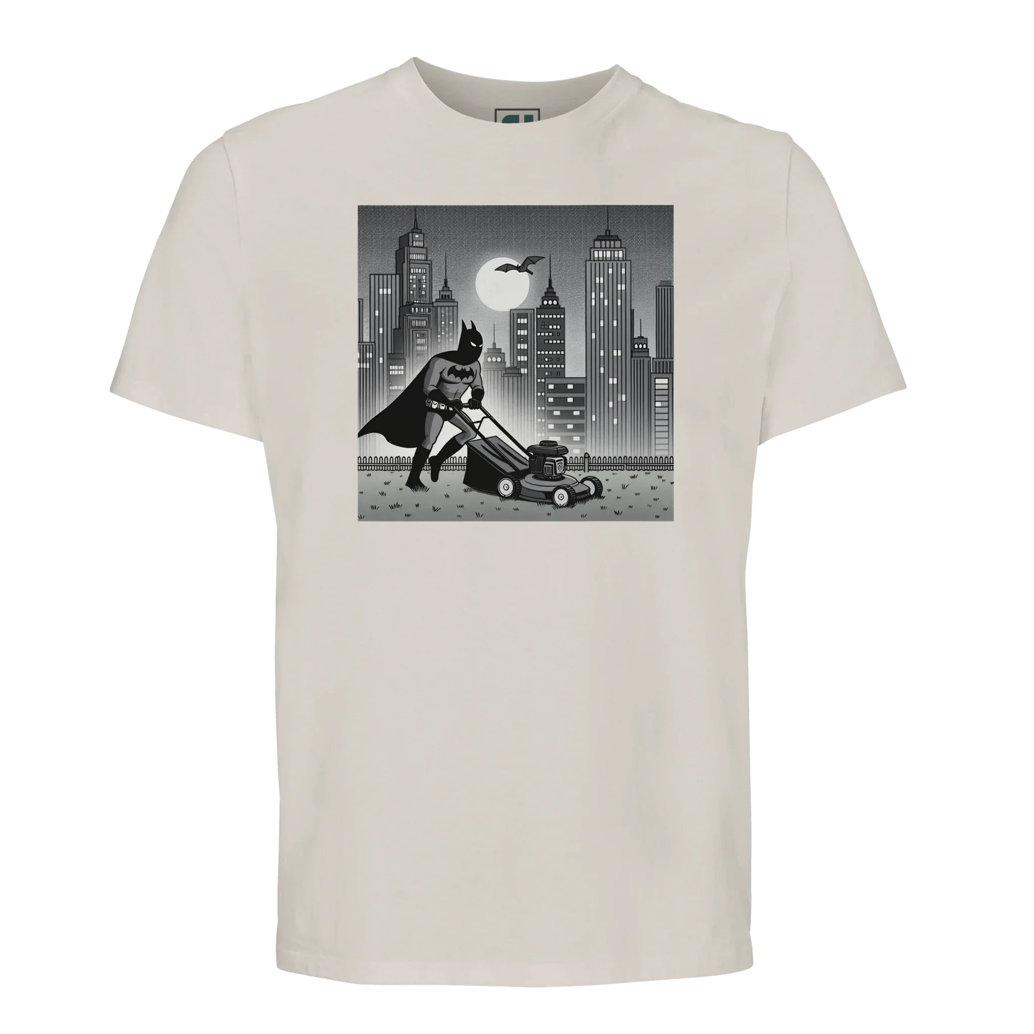 Batman Cutting The Lawn/Sustainable-Organic-Cotton-Apparel