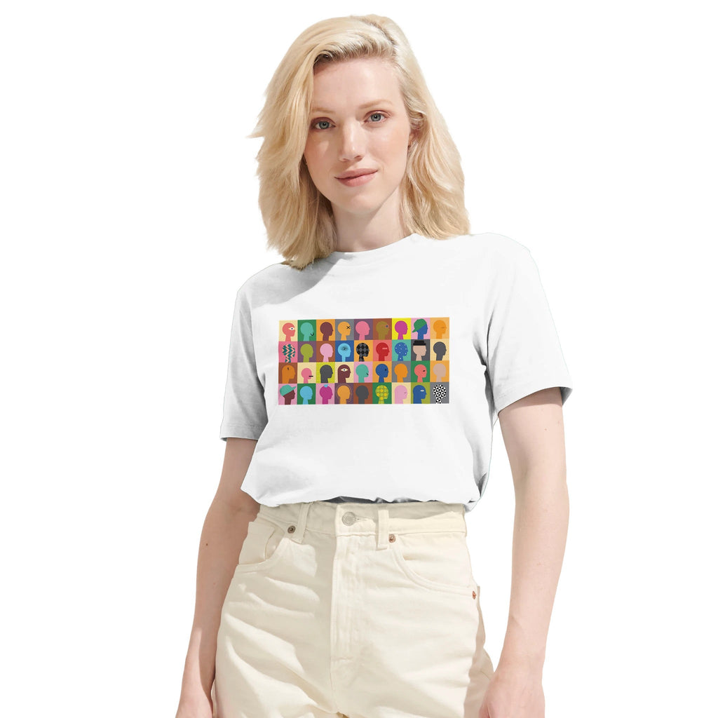 100% Organic Unisex T-shirt/Abstract-People-New