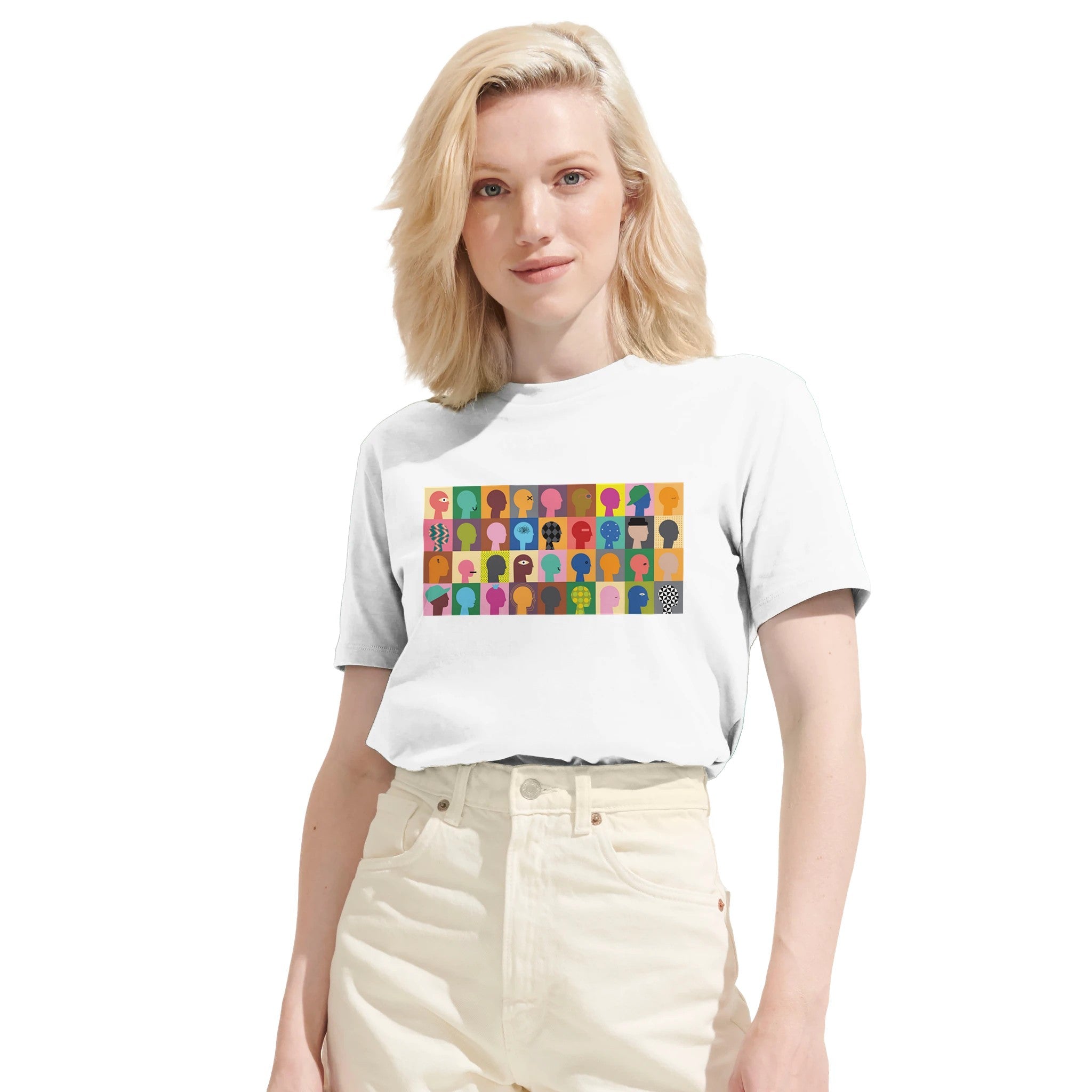 100% Organic Unisex T-shirt/Abstract-People-New