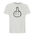 100% Organic Unisex T-shirt/Middle-Finger