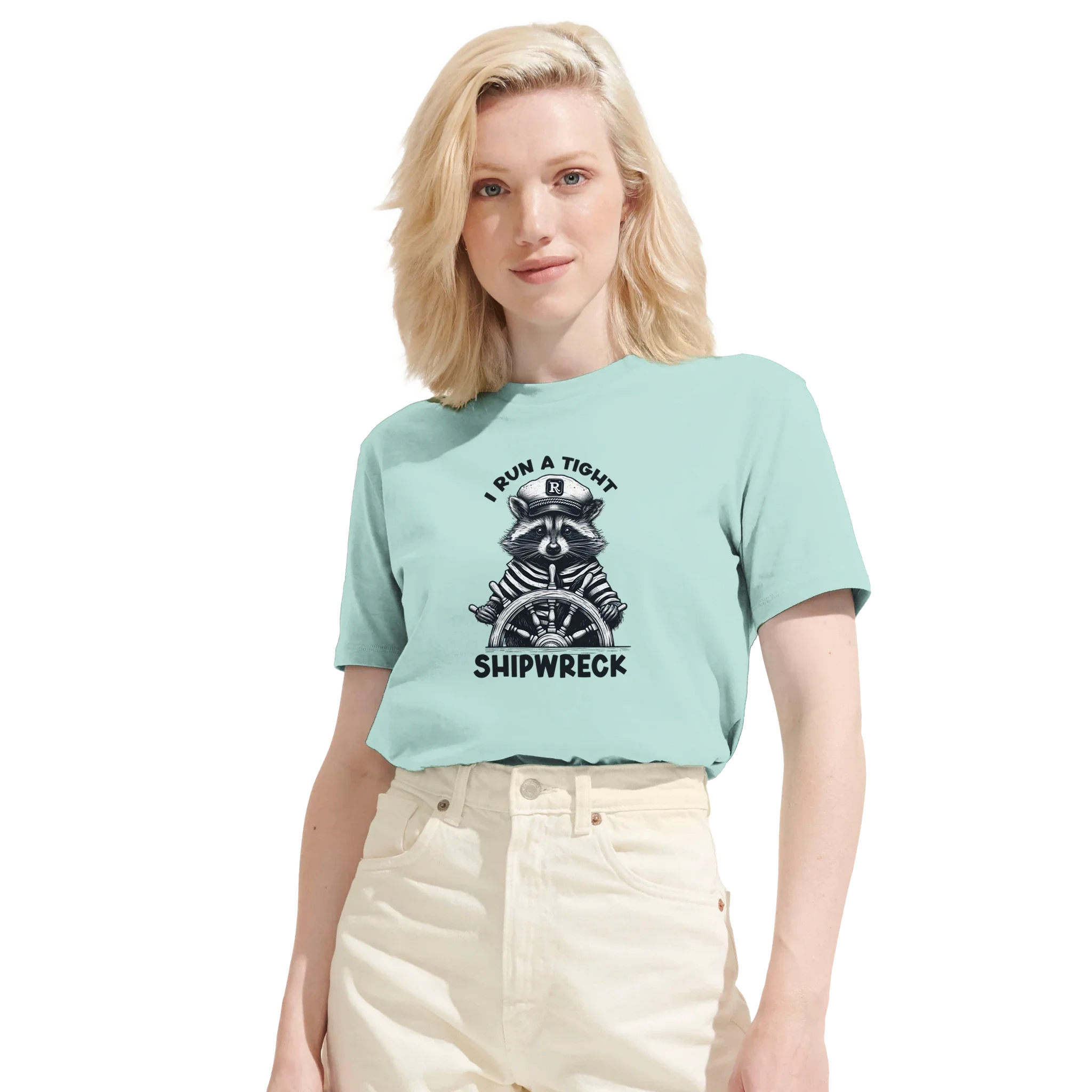 100% Organic Unisex T-Shirt/I-Run-A-Tight-Shirewreck