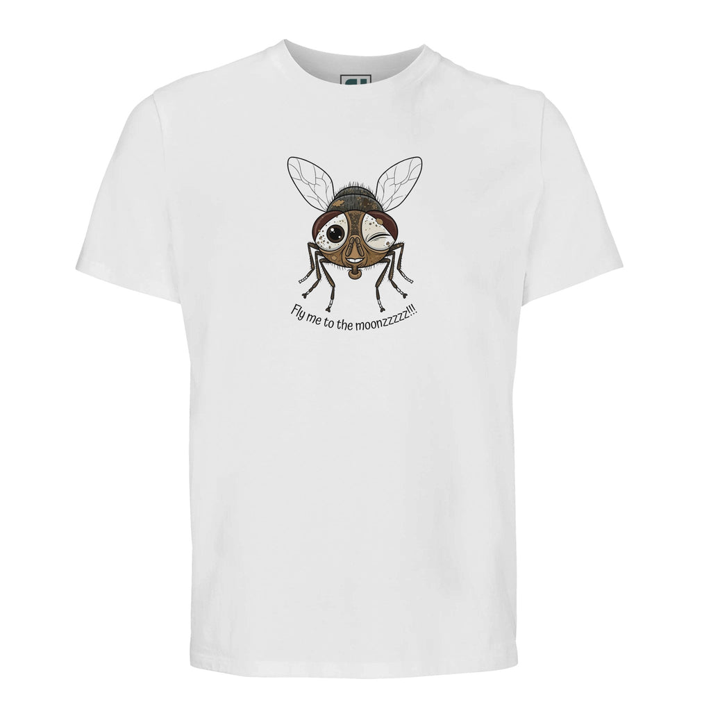 Wacky Winking Fly Organic Cotton Tee /Sustainable-Organic-Cotton-Apparel