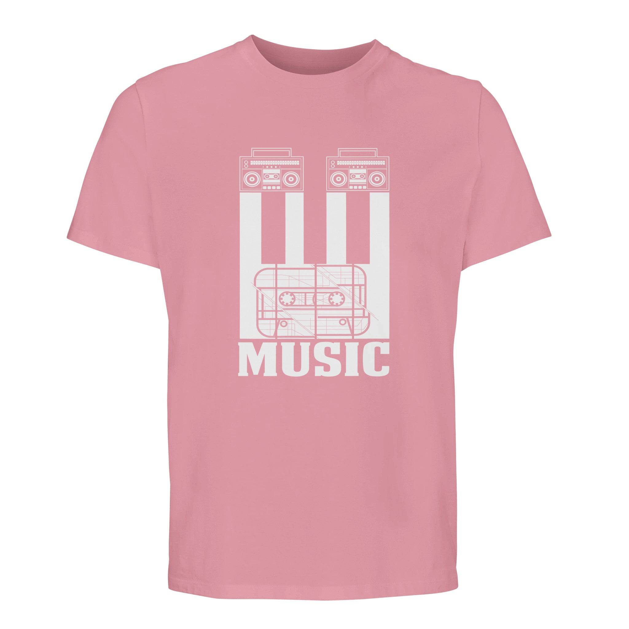 100% Organic Unisex T-shirt/Cassete-Music