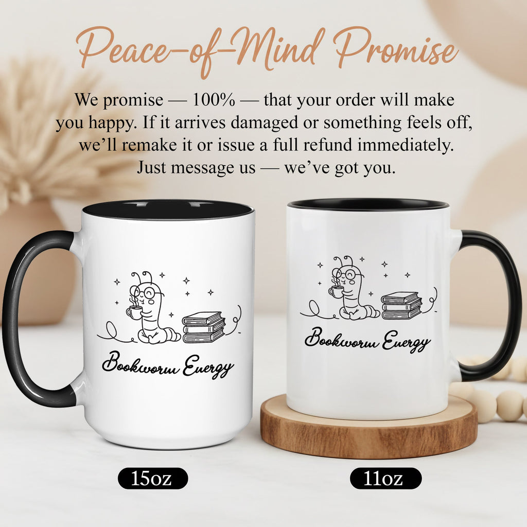 Booktrovert Cafe Mug – Book Lover Coffee Cup – Introvert Reader Gift – Multi Color Ringer Mug 11oz 15oz |Mug 103