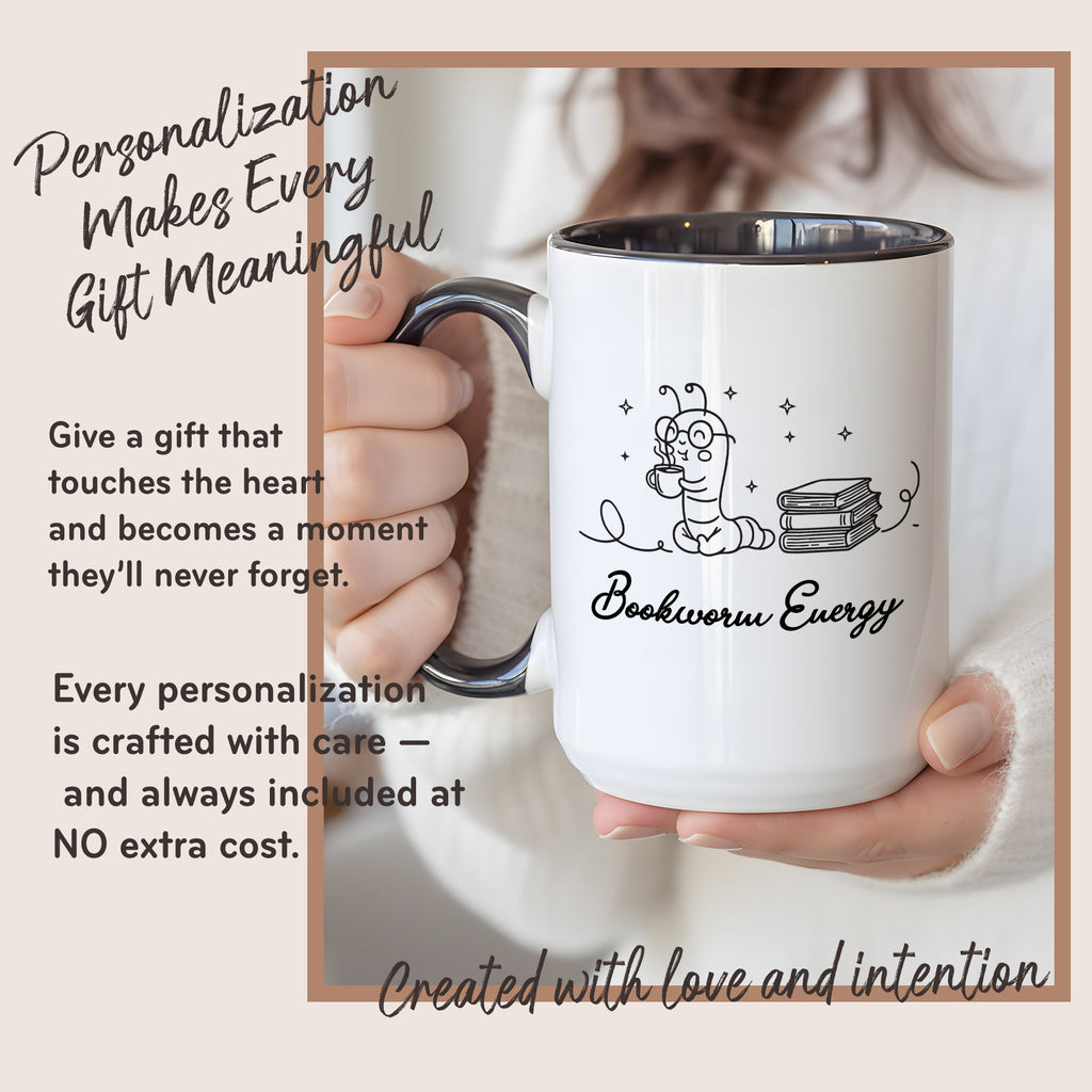 Booktrovert Cafe Mug – Book Lover Coffee Cup – Introvert Reader Gift – Multi Color Ringer Mug 11oz 15oz |Mug 103