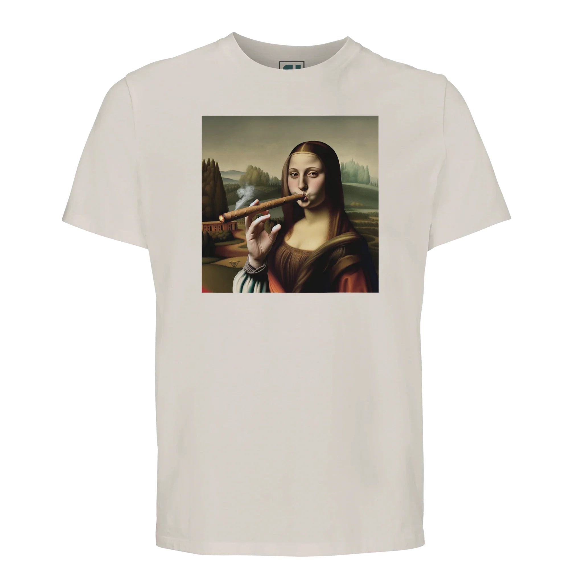 Funny Mona Lisa Portrait/Sustainable-Organic-Cotton-Apparel