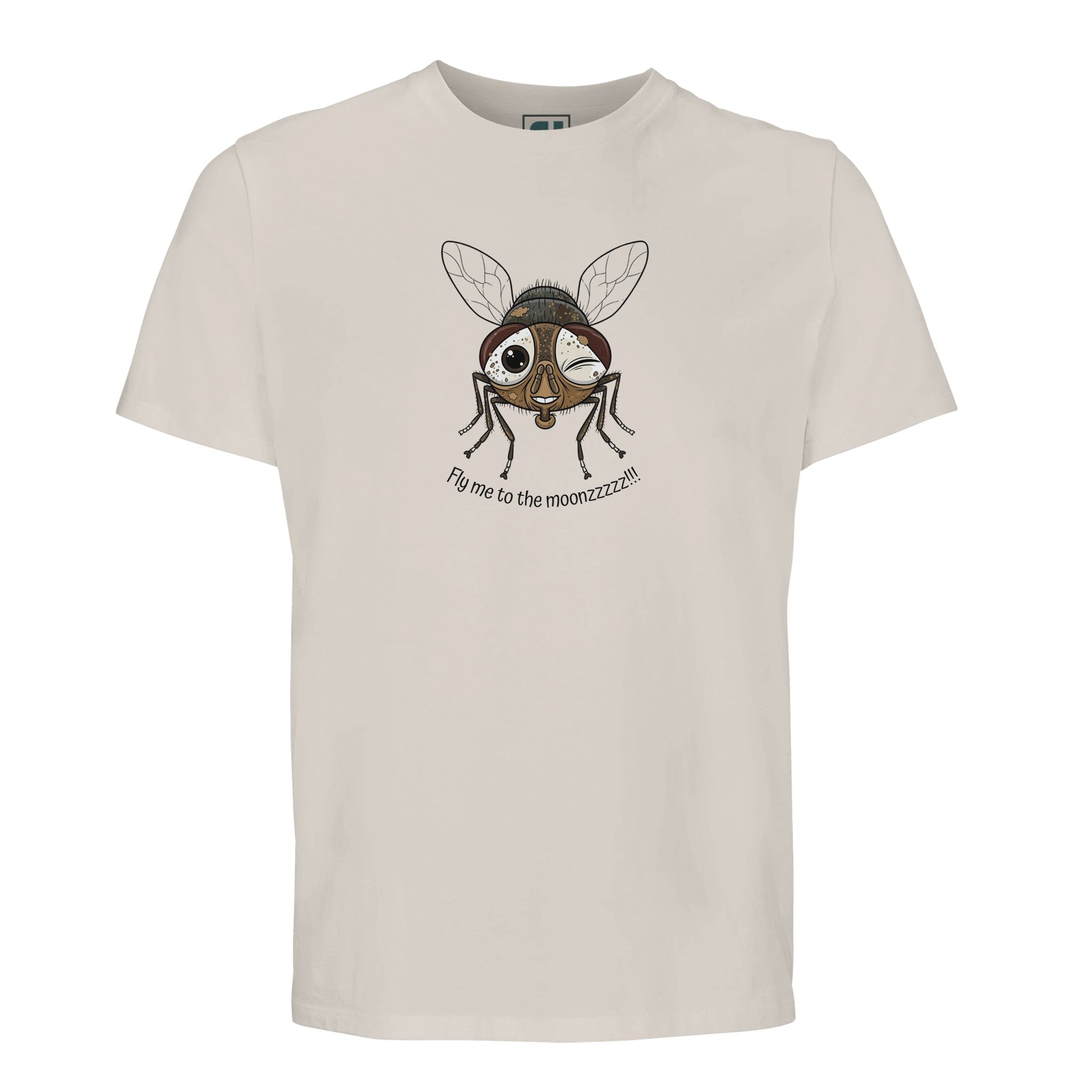 Wacky Winking Fly Organic Cotton Tee /Sustainable-Organic-Cotton-Apparel