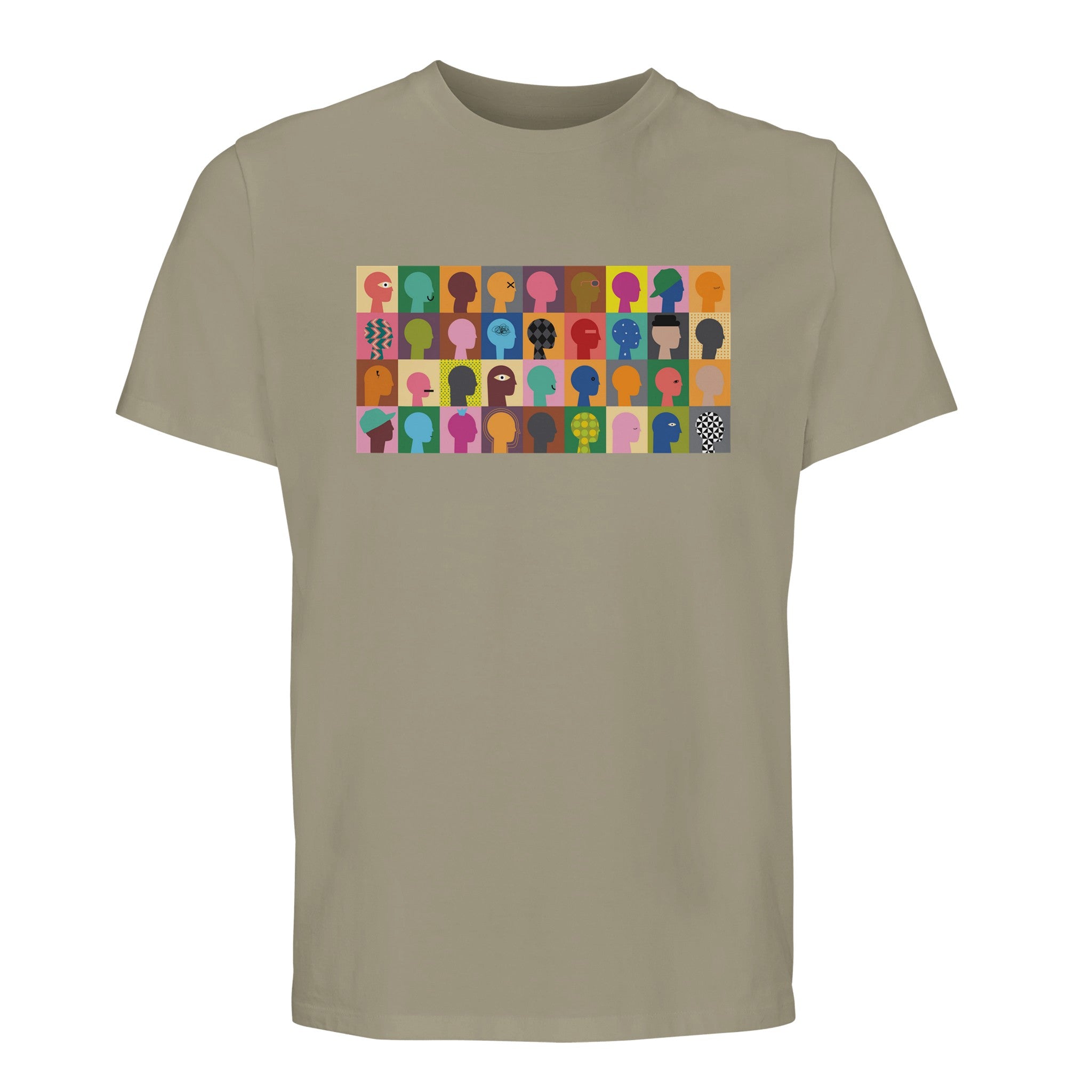 100% Organic Unisex T-shirt/Abstract-People-New
