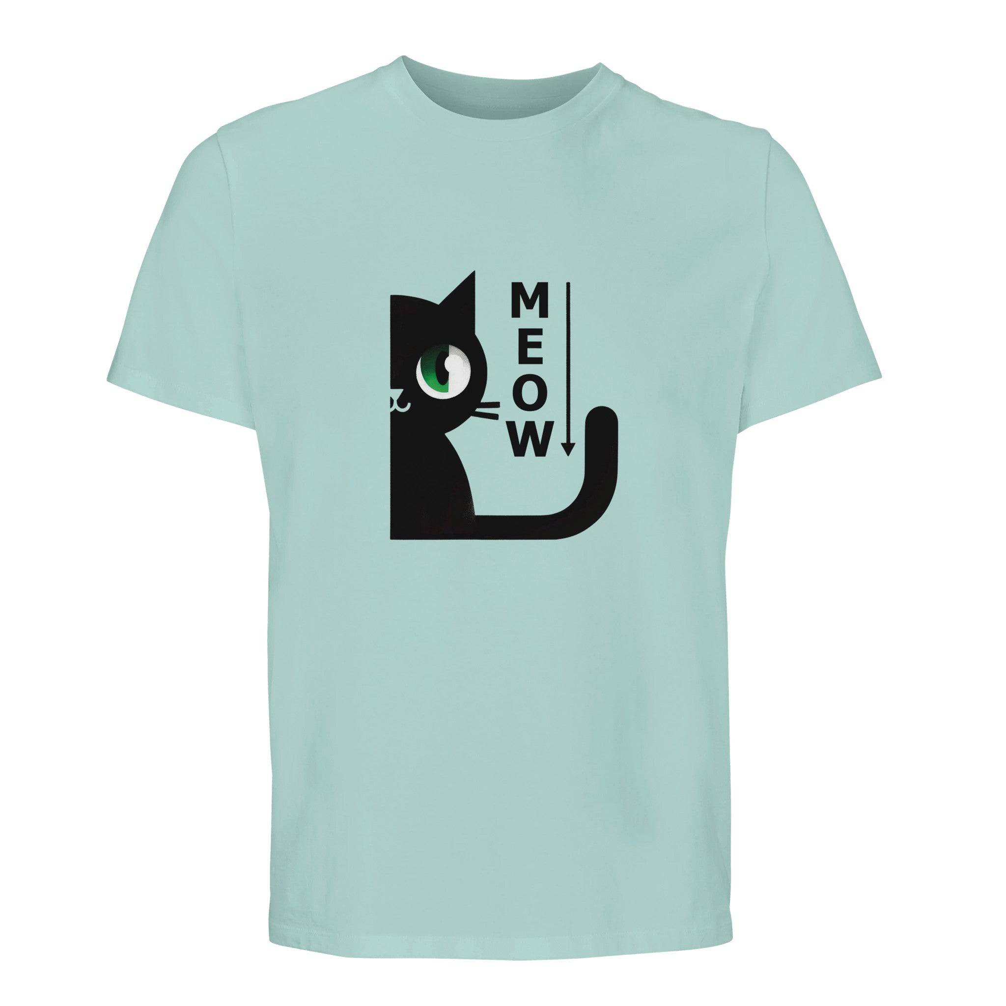 100% Organic Unisex T-shirt/Cat-Meow