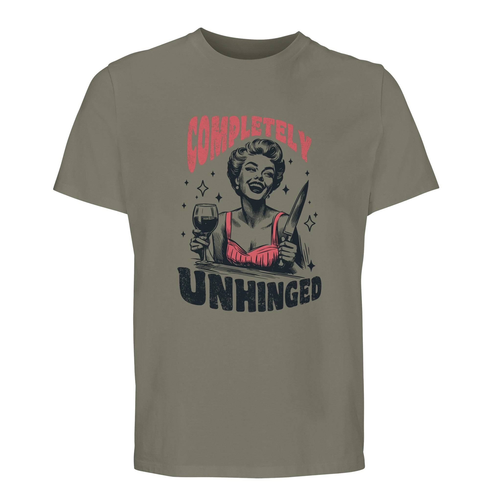 100% Organic Unisex T-shirt/Completely-Unhinged