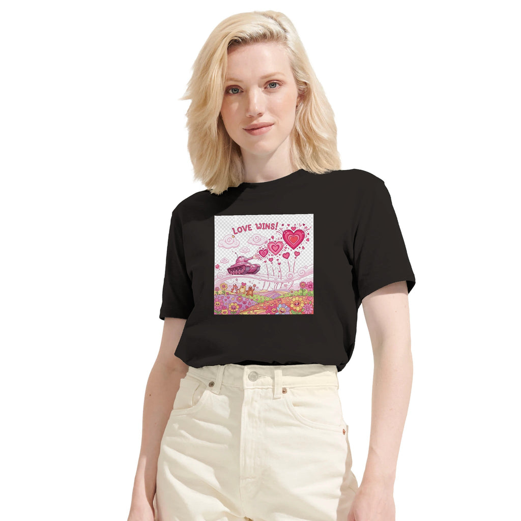 Love Wins! Whimsical Hearts & Flowers/Sustainable-Organic-Cotton-Apparel