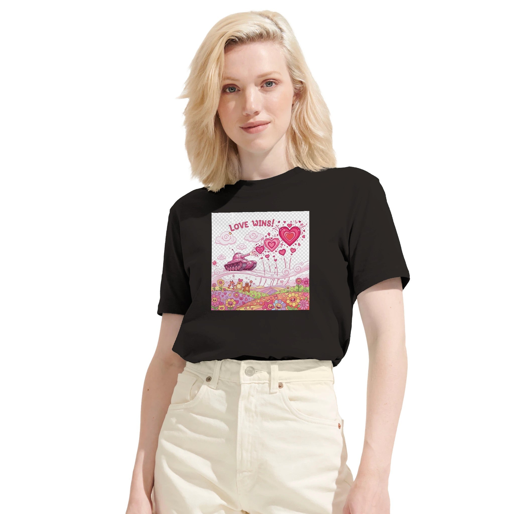Love Wins! Whimsical Hearts & Flowers/Sustainable-Organic-Cotton-Apparel