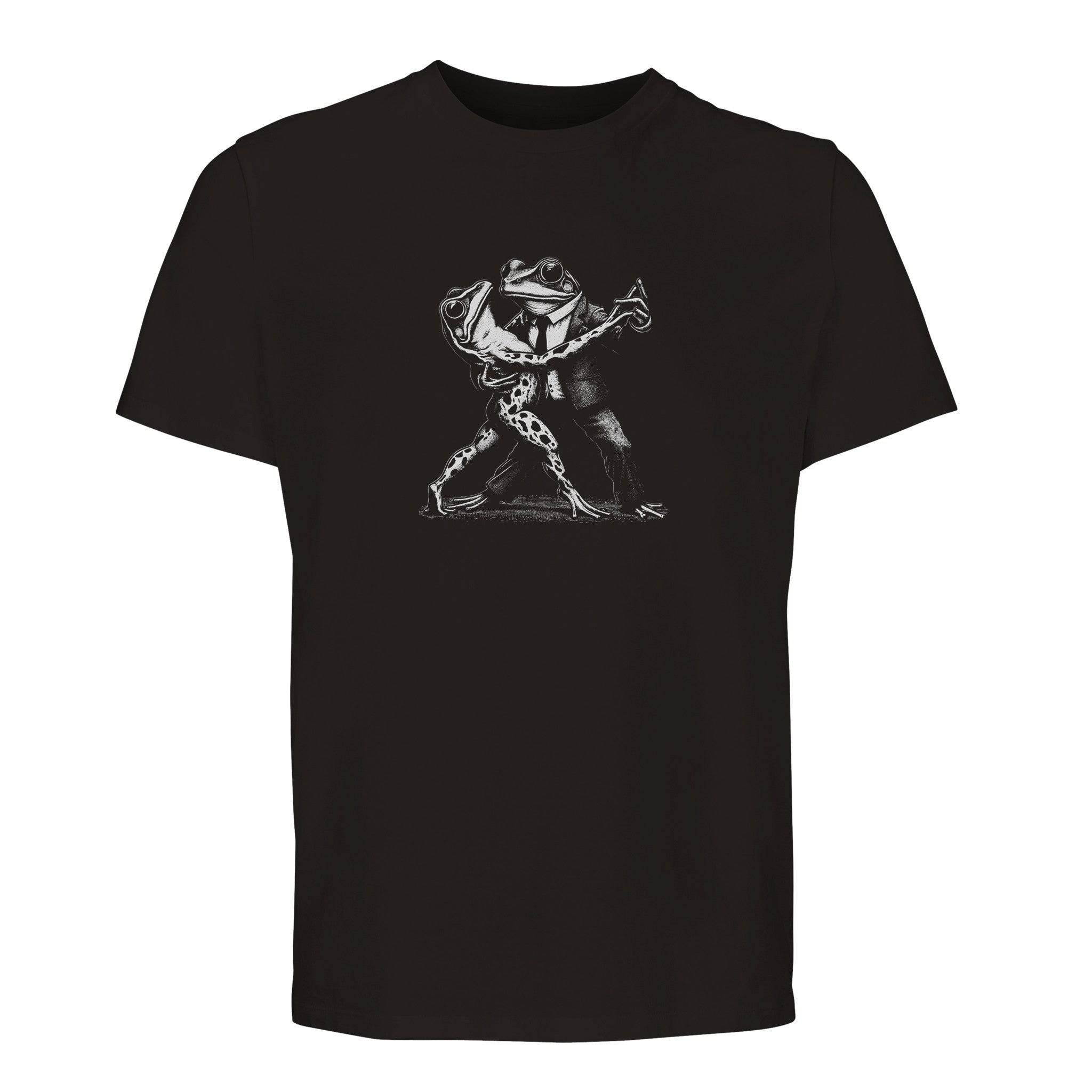 100% Organic Unisex T-shirt/Frogs-Dancing
