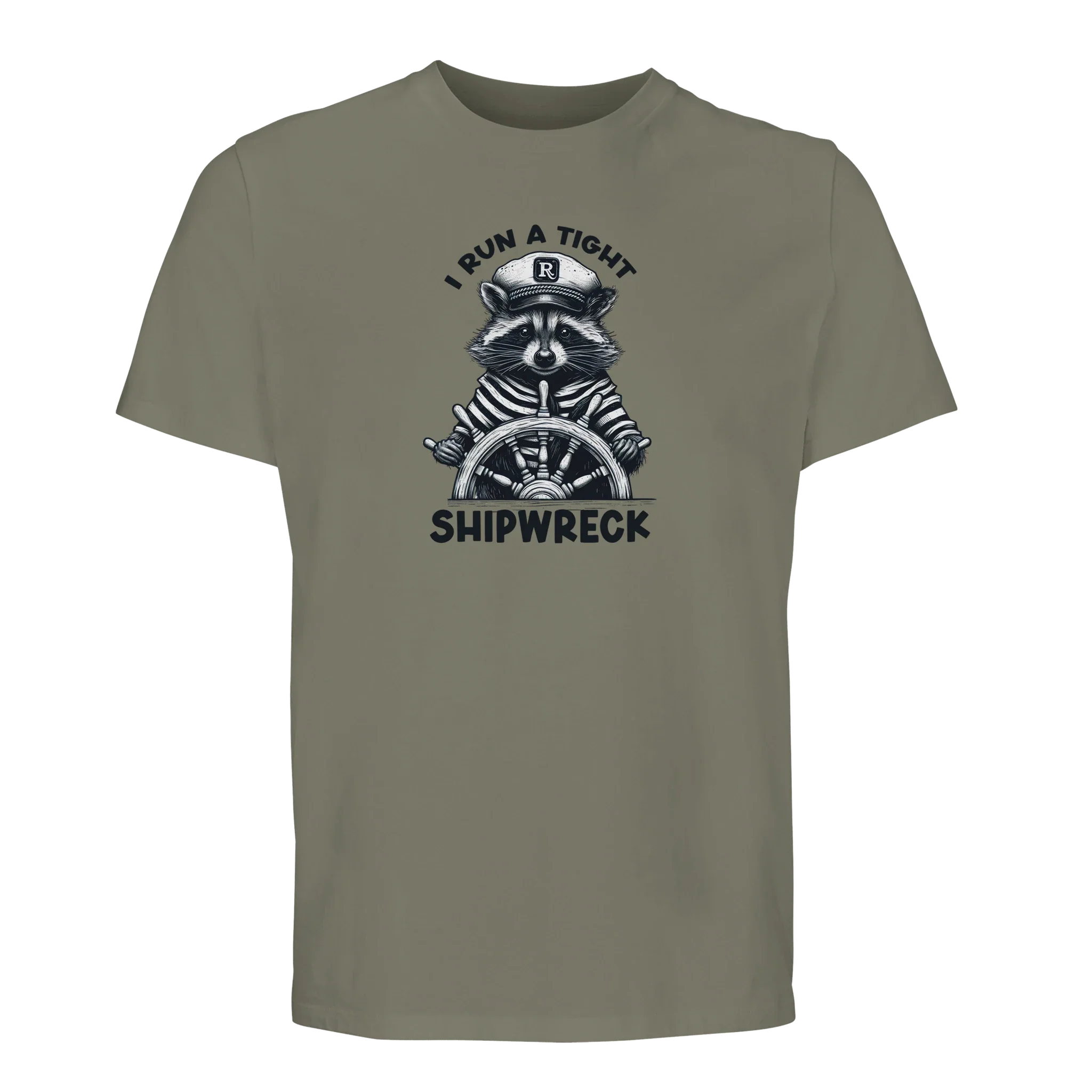 100% Organic Unisex T-Shirt/I-Run-A-Tight-Shirewreck