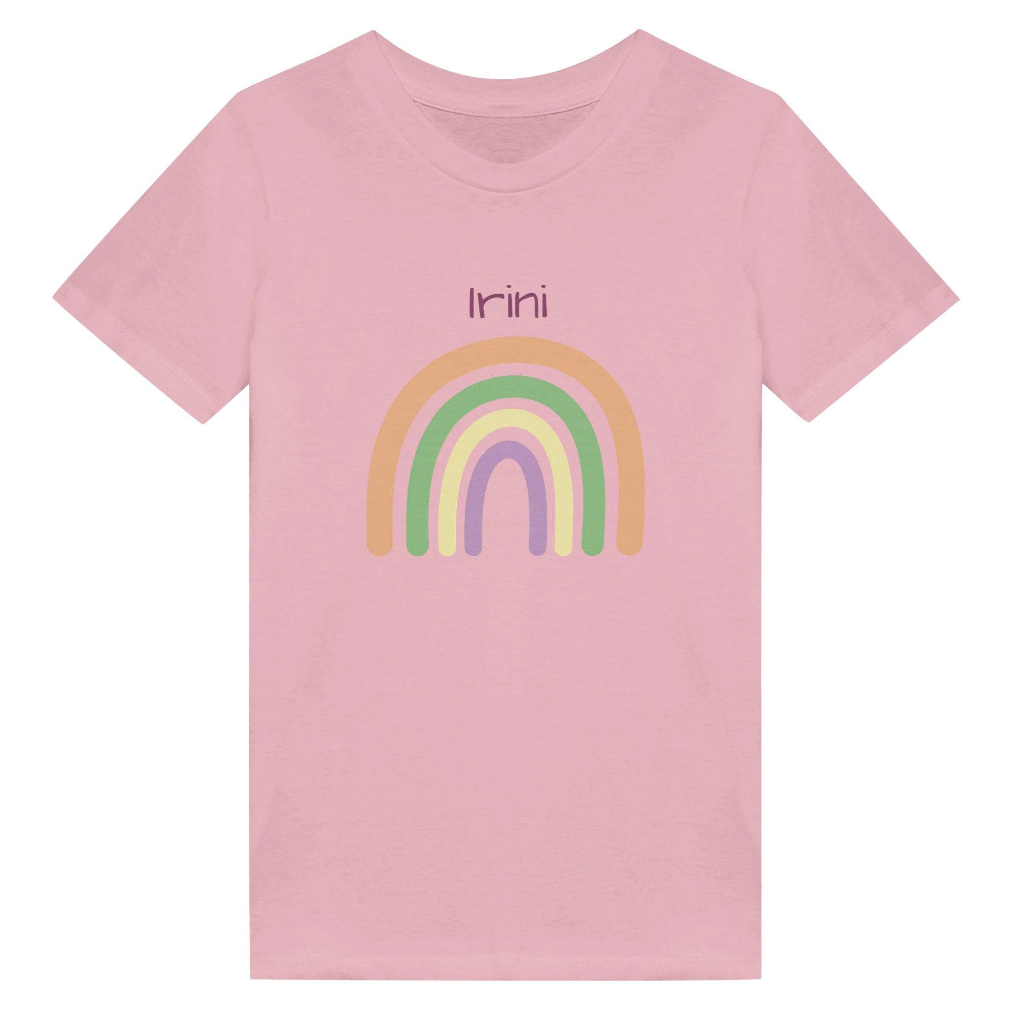 Organic Kids Crewneck T-shirt/Irini-Rainbow
