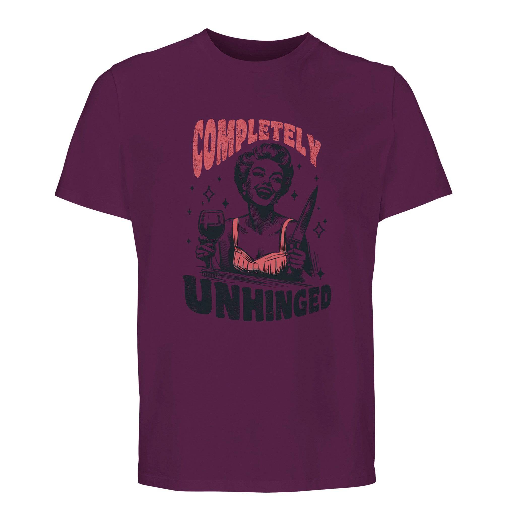 100% Organic Unisex T-shirt/Completely-Unhinged