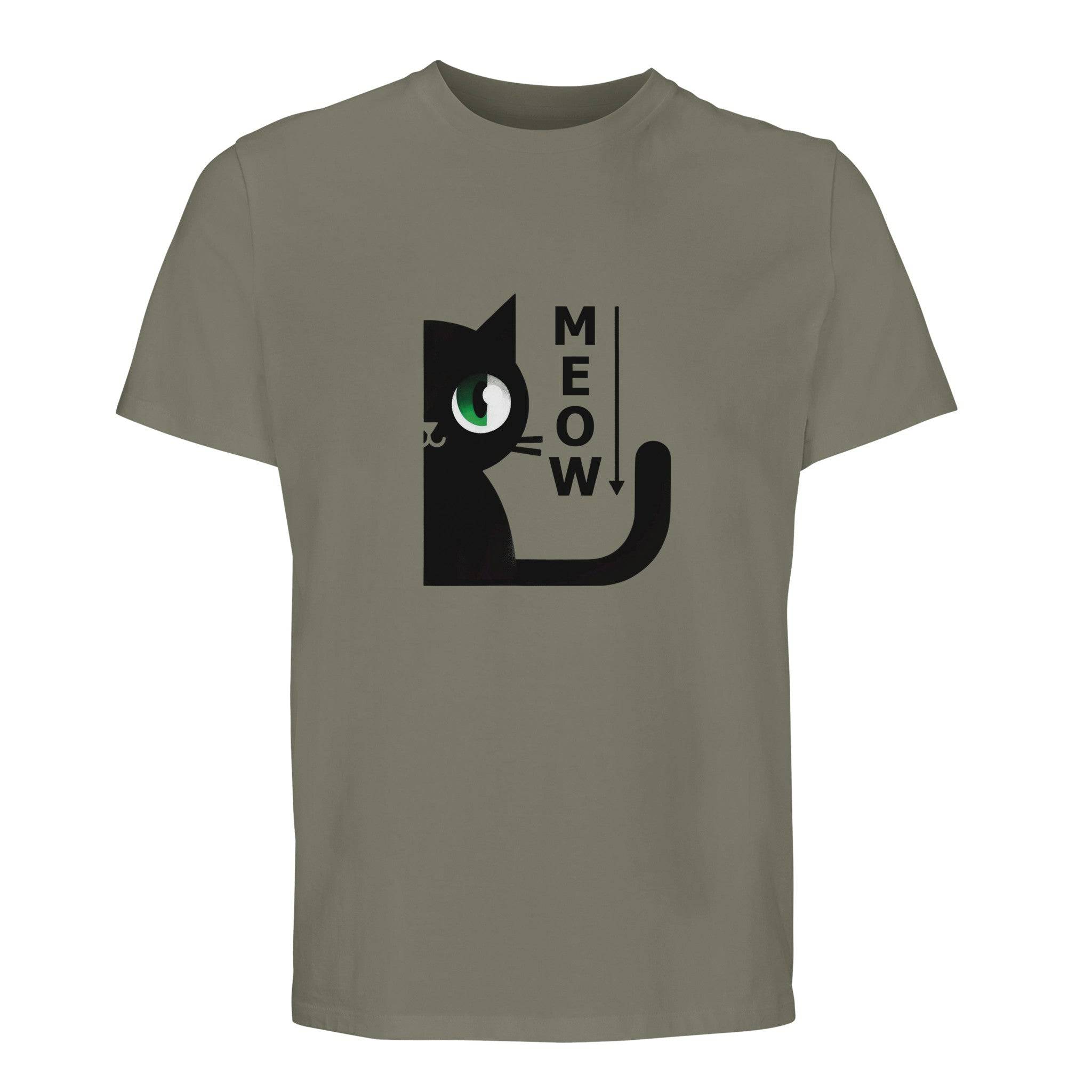 100% Organic Unisex T-shirt/Cat-Meow