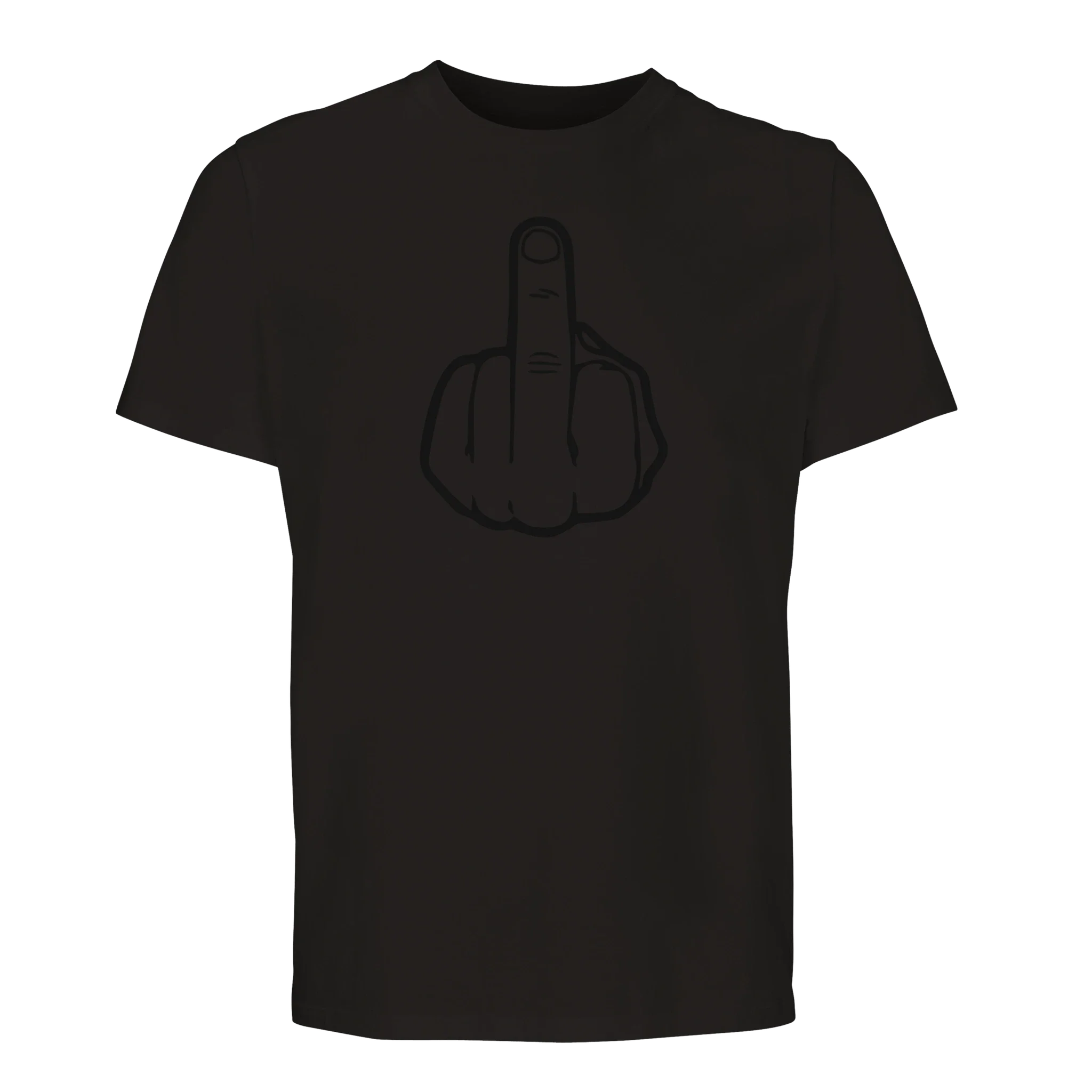 100% Organic Unisex T-shirt/Middle-Finger