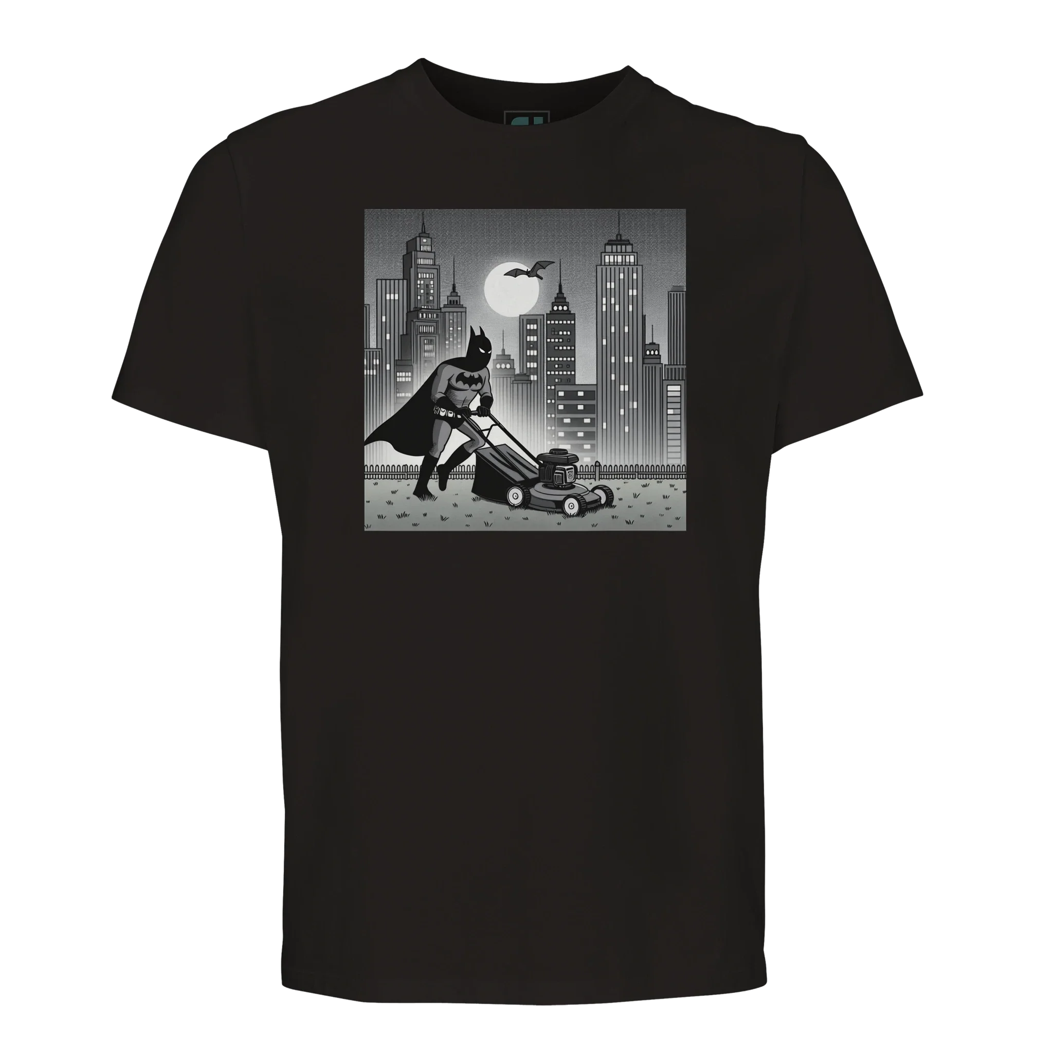 Batman Cutting The Lawn/Sustainable-Organic-Cotton-Apparel