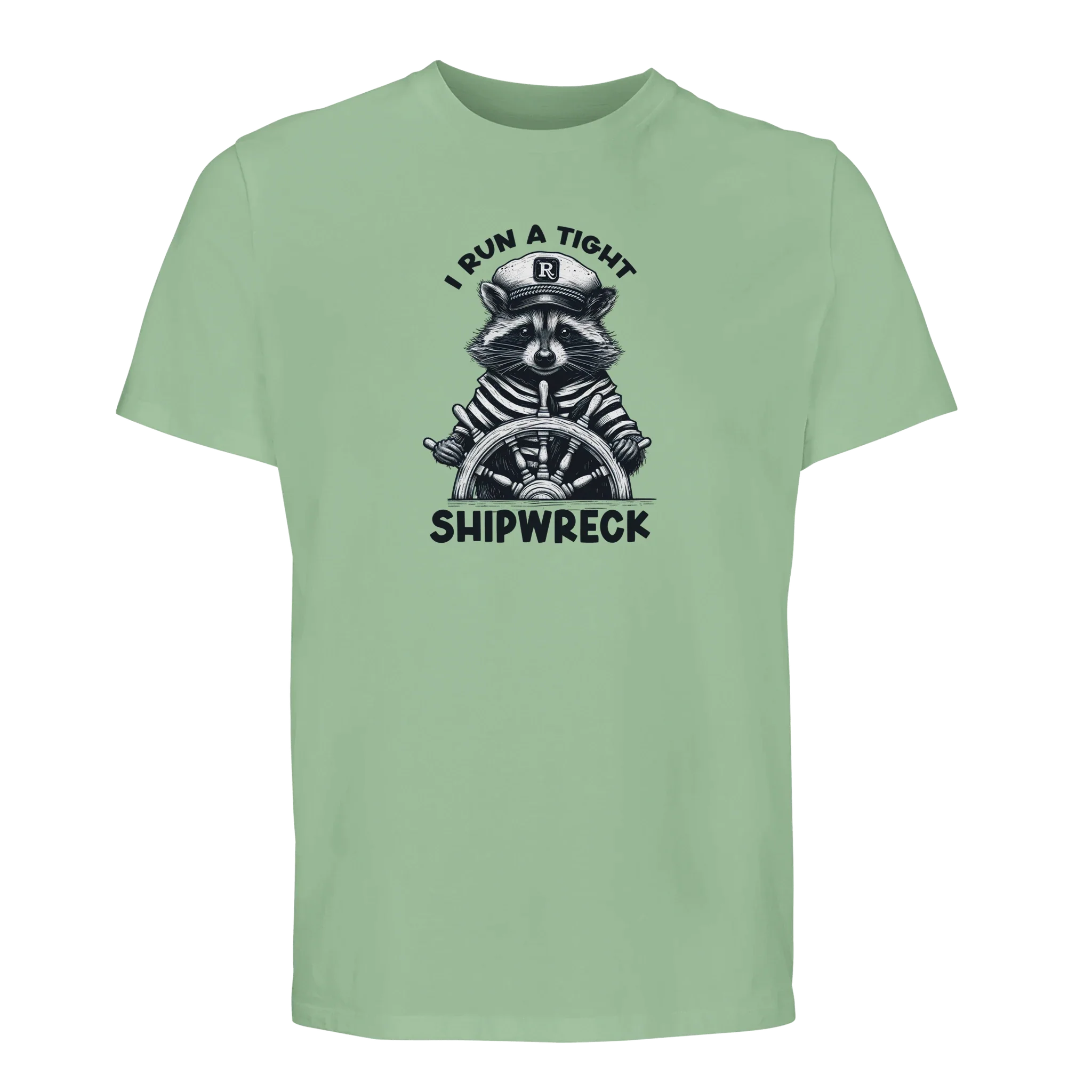 100% Organic Unisex T-Shirt/I-Run-A-Tight-Shirewreck