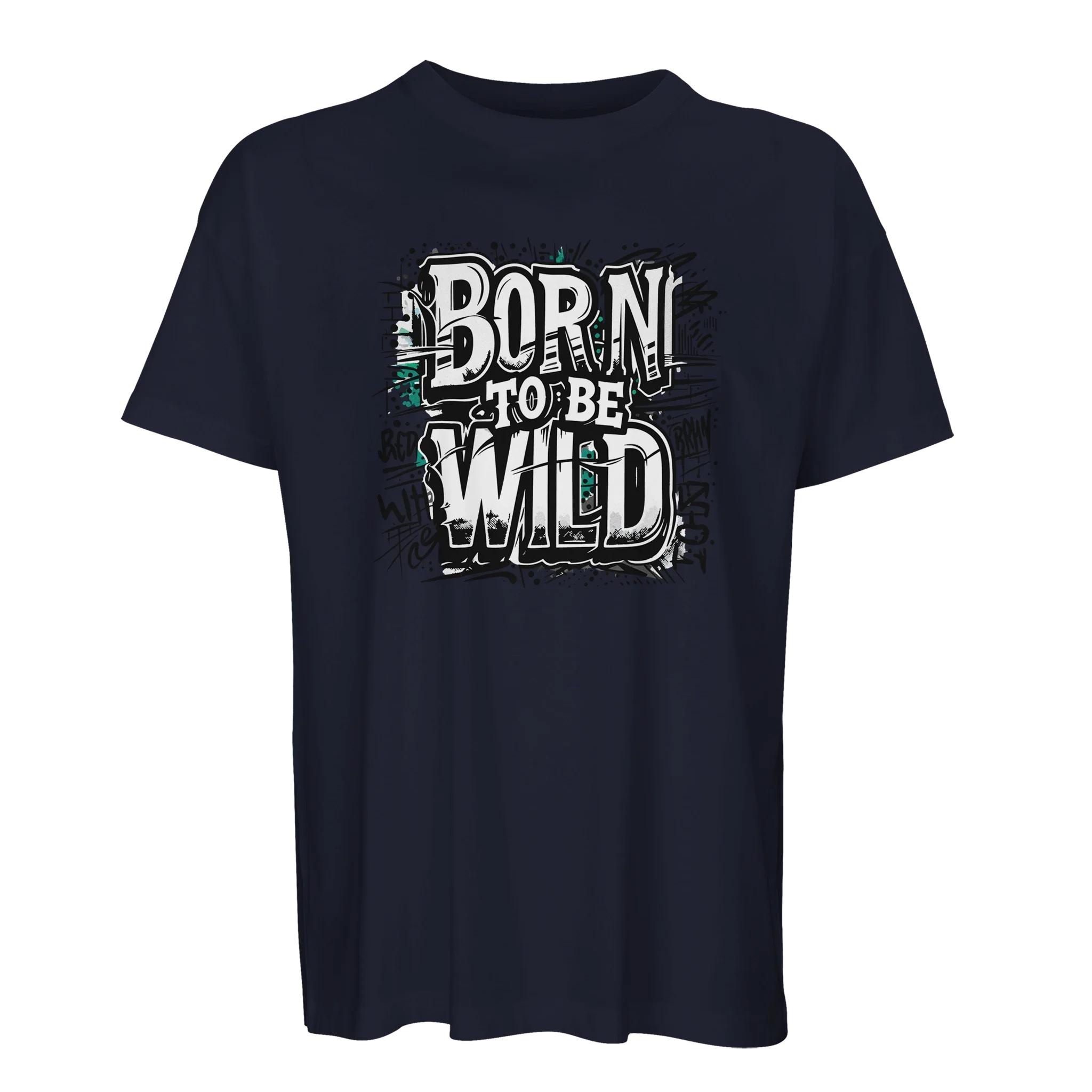 Organic Oversized T-shirt/Born-To-Be-Wild