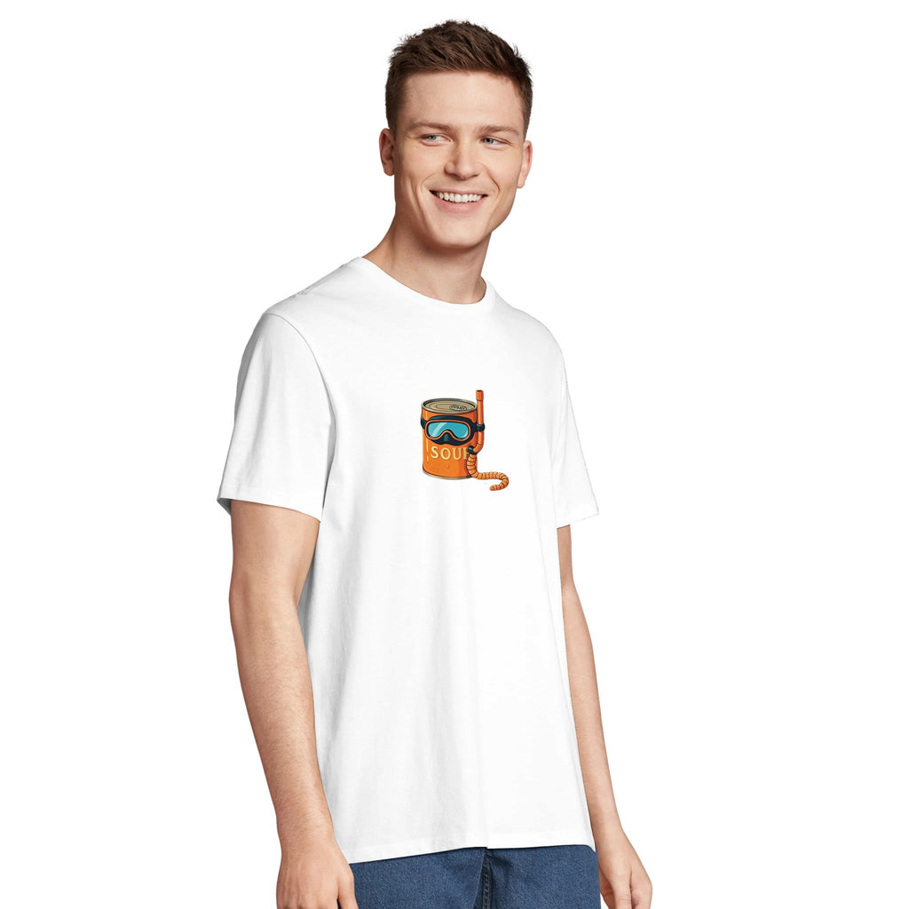 Diving Soup Can Graphic Tee/Sustainable-Organic-Cotton-Apparel