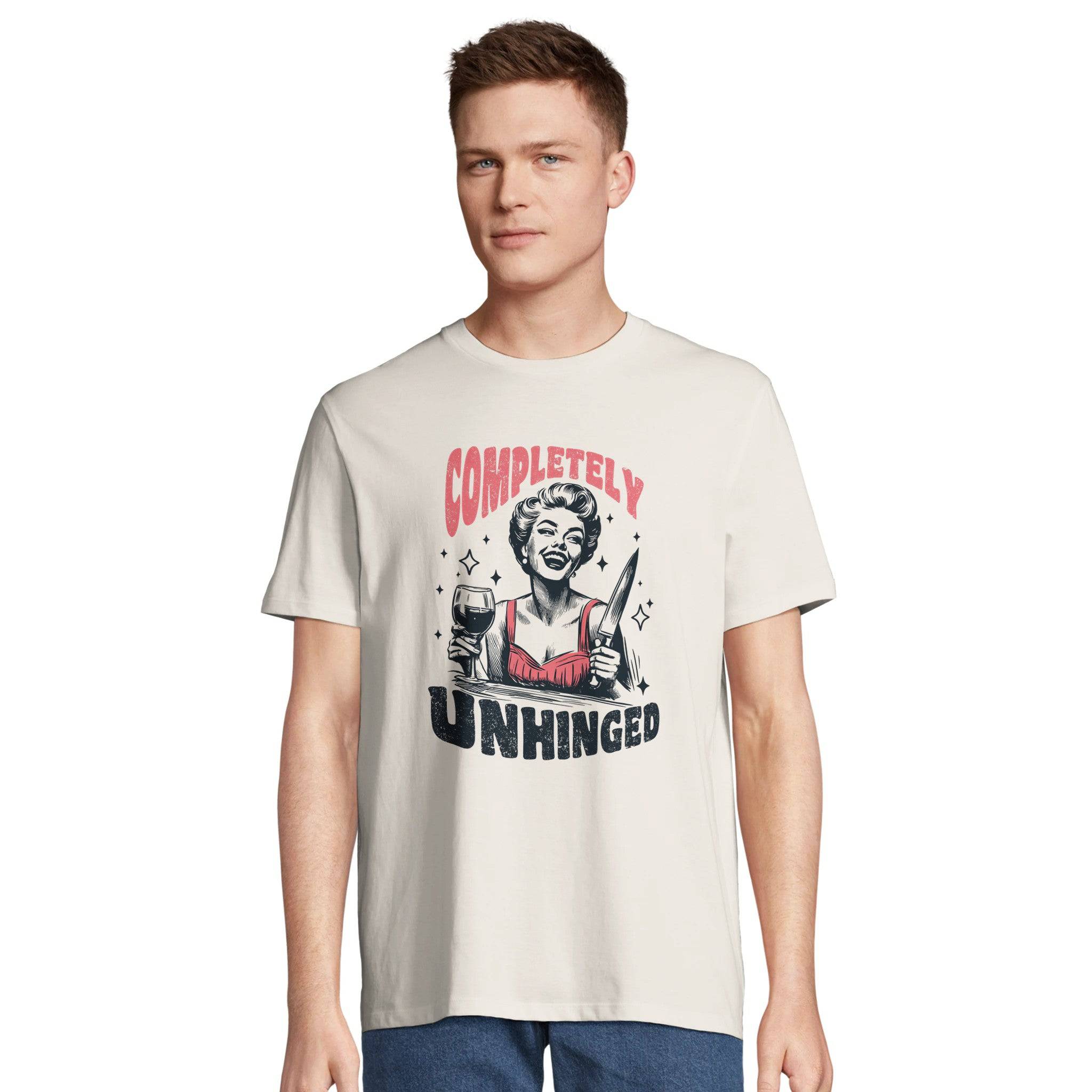 100% Organic Unisex T-shirt/Completely-Unhinged