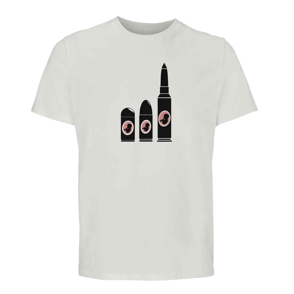 100% Organic Unisex T-shirt/Bullets-Babies