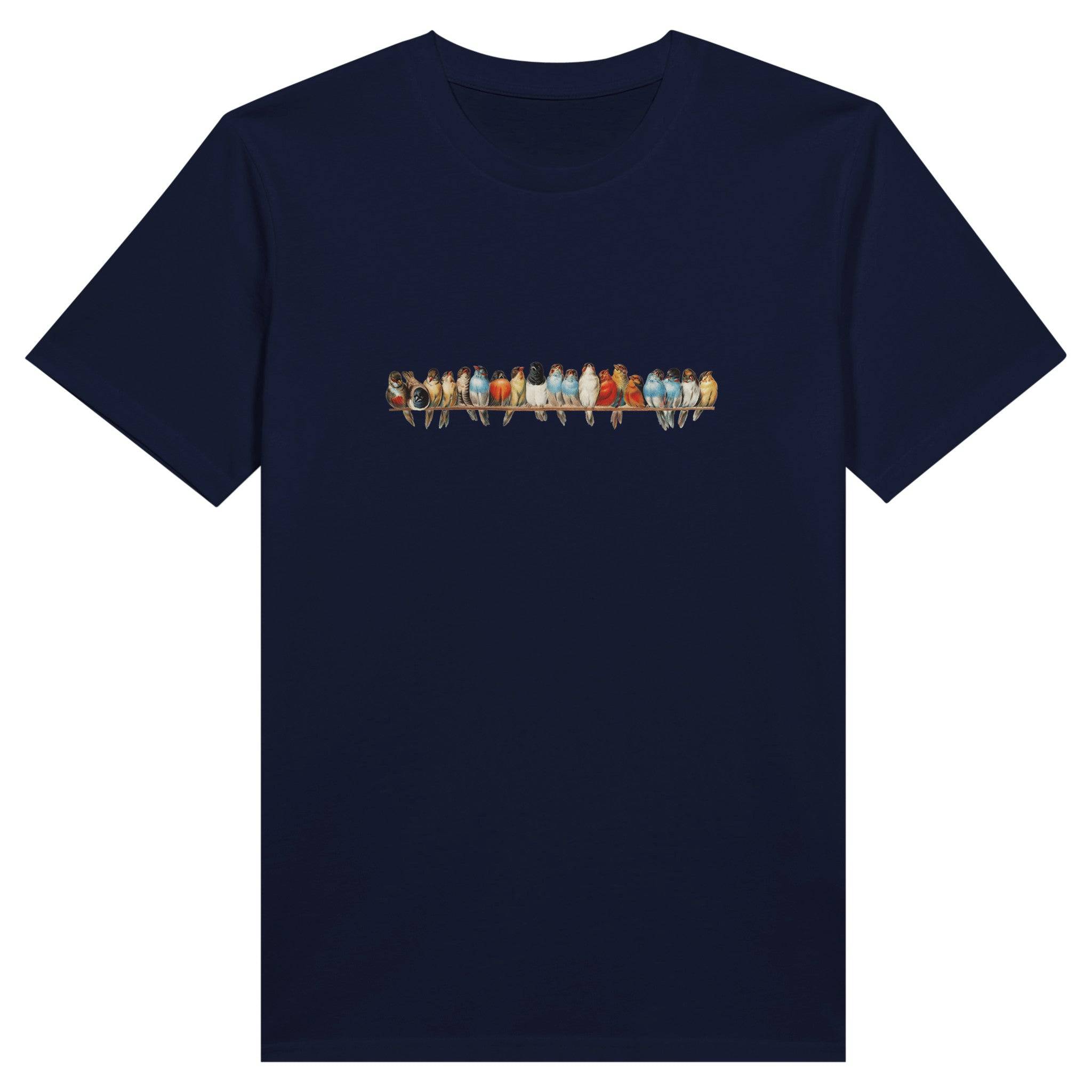 100% Organic Unisex T-shirt/Birds-On-The-Wire