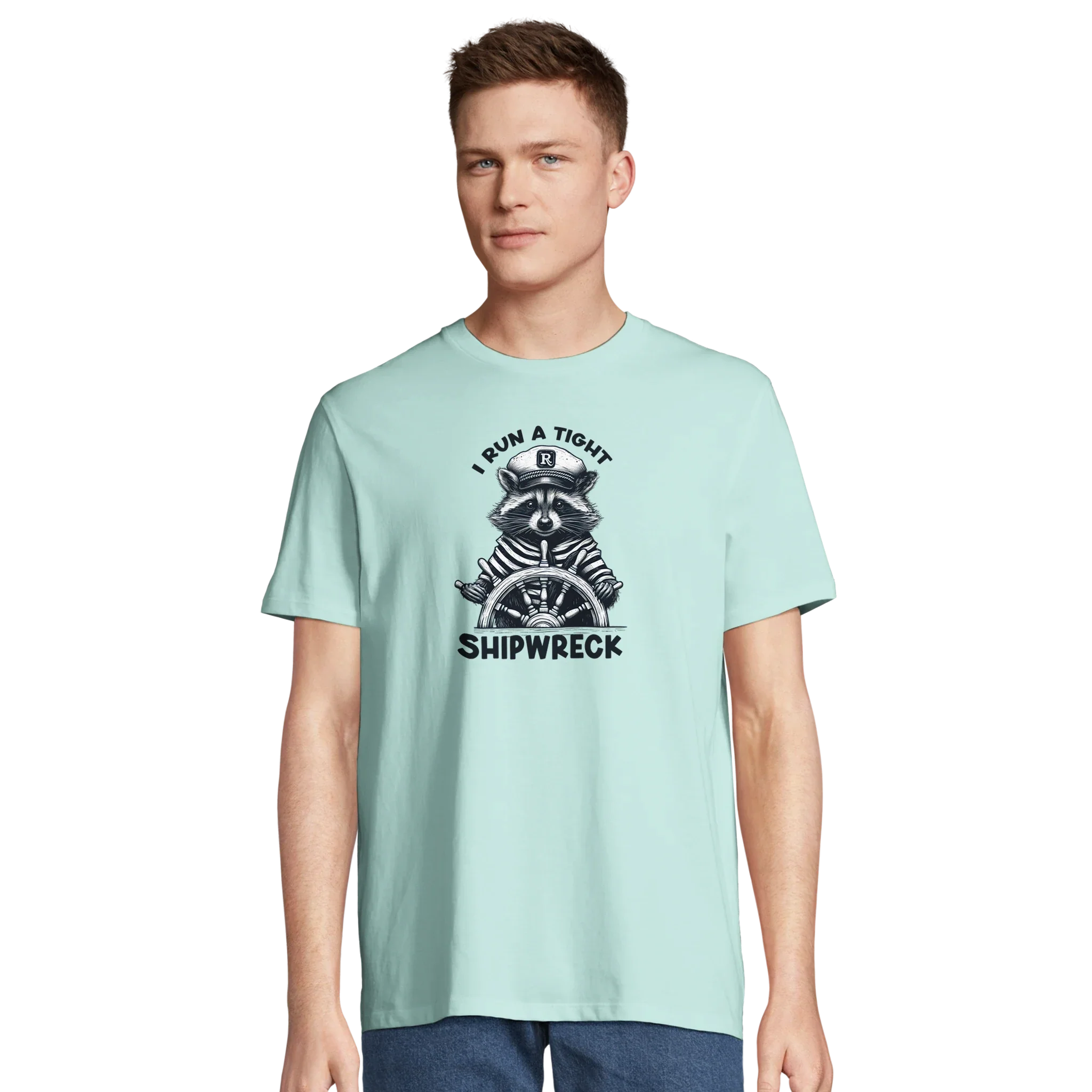 100% Organic Unisex T-Shirt/I-Run-A-Tight-Shirewreck