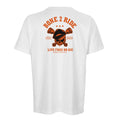 Organic Oversized T-shirt /Bone 2 Ride Organic Oversized T-shirt - Live Free or Die Biker