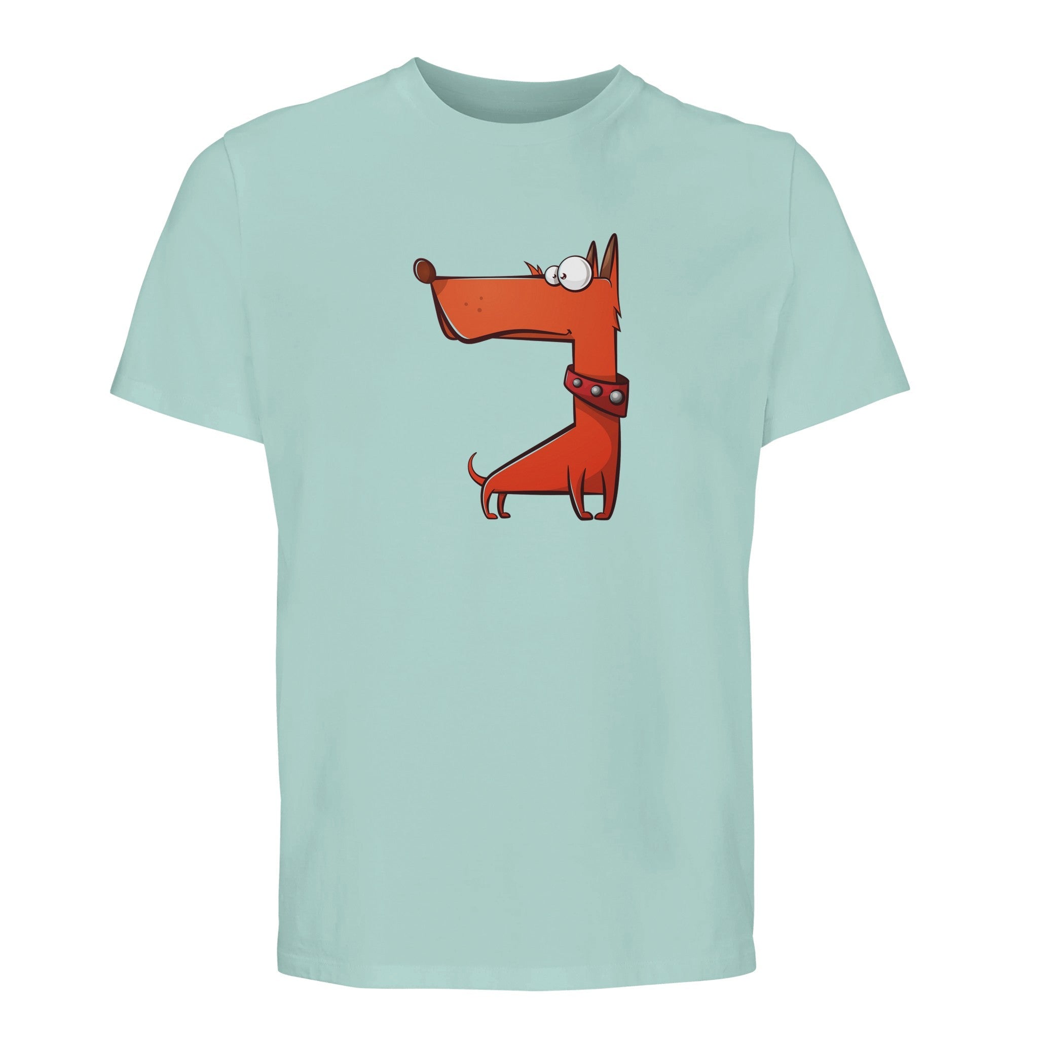 100% Organic Unisex T-shirt/Funny-Orange-Dog2