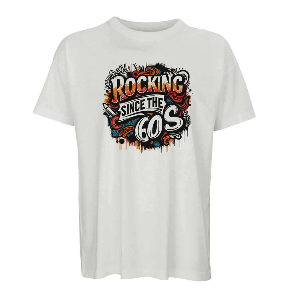 Organic Oversized T-shirt/Rocking-60's