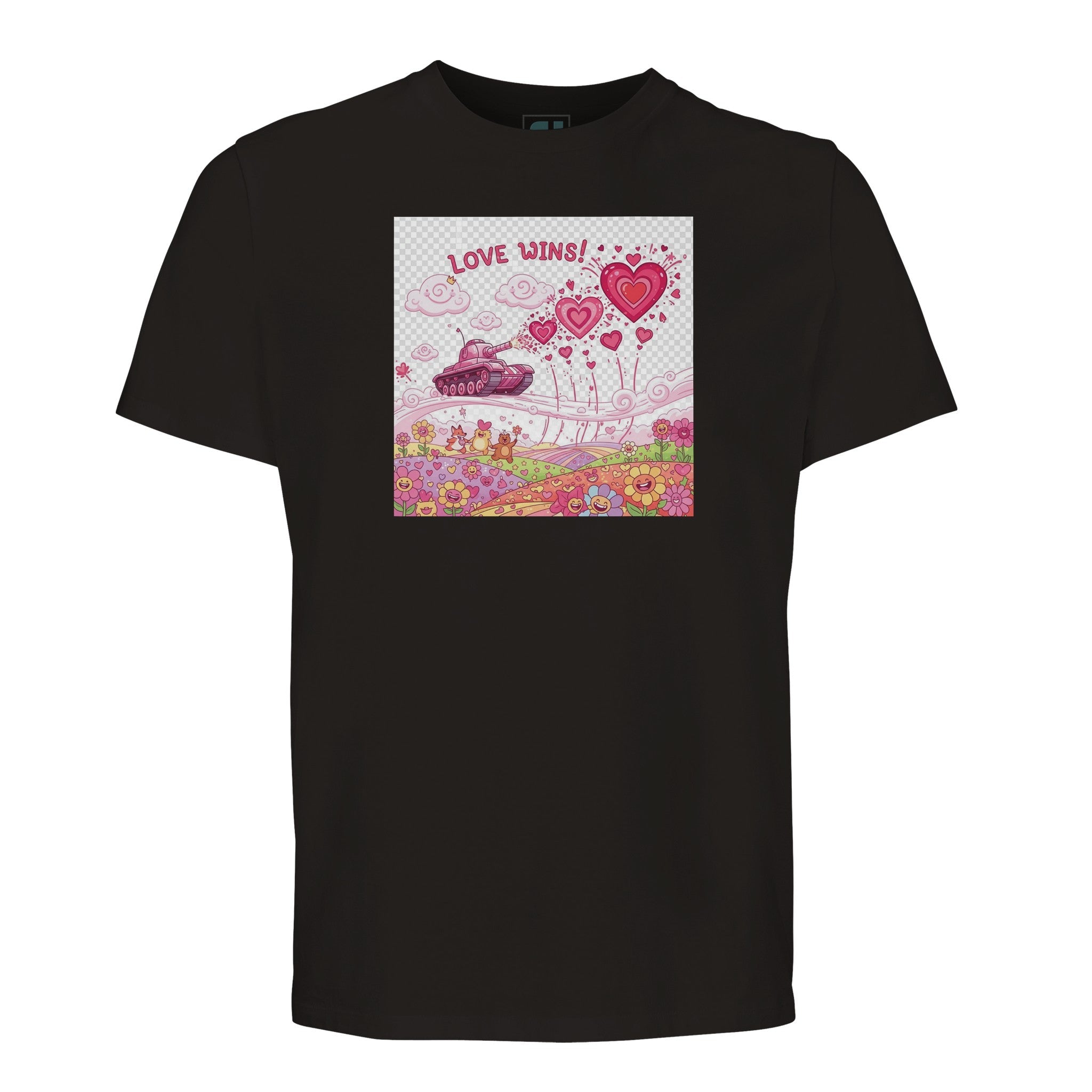 Love Wins! Whimsical Hearts & Flowers/Sustainable-Organic-Cotton-Apparel