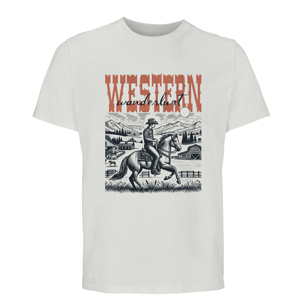 100% Organic Unisex T-shirt/Western-Cowboy