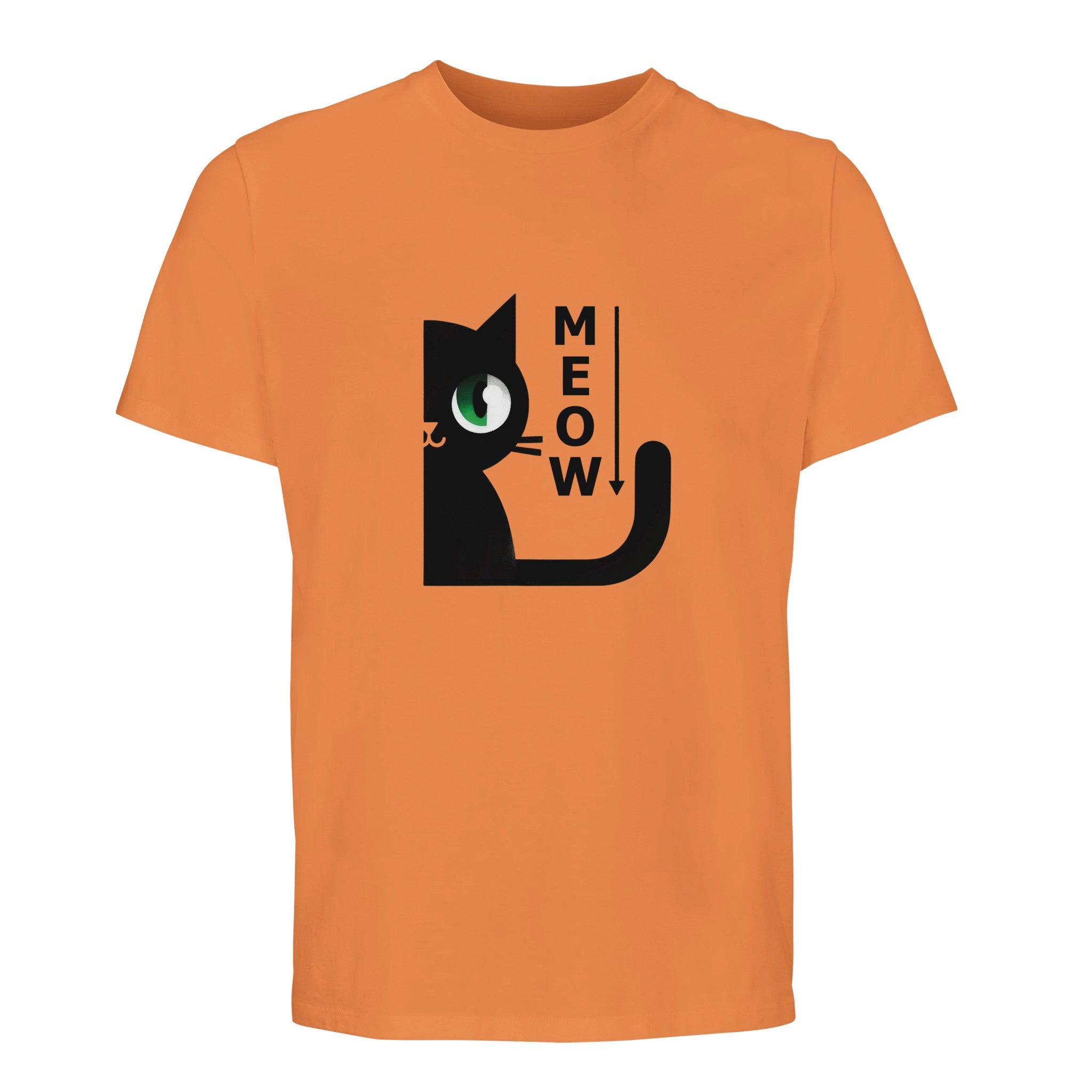 100% Organic Unisex T-shirt/Cat-Meow