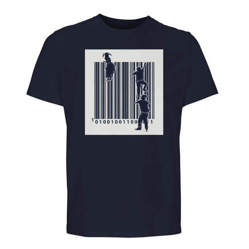 100% Organic Unisex T-shirt/Barcode-People