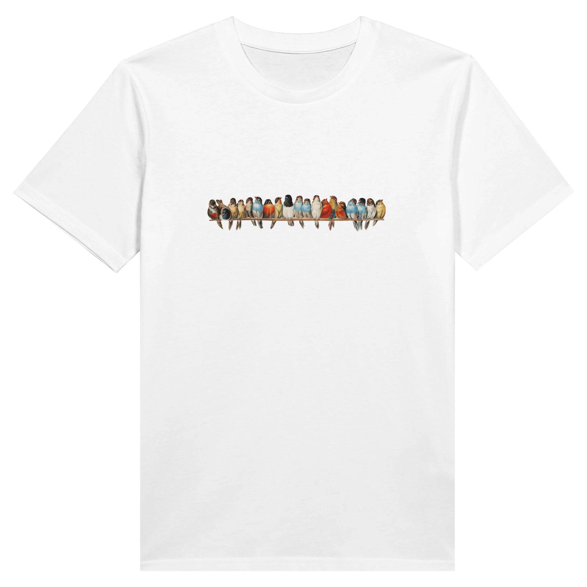 100% Organic Unisex T-shirt/Birds-On-The-Wire