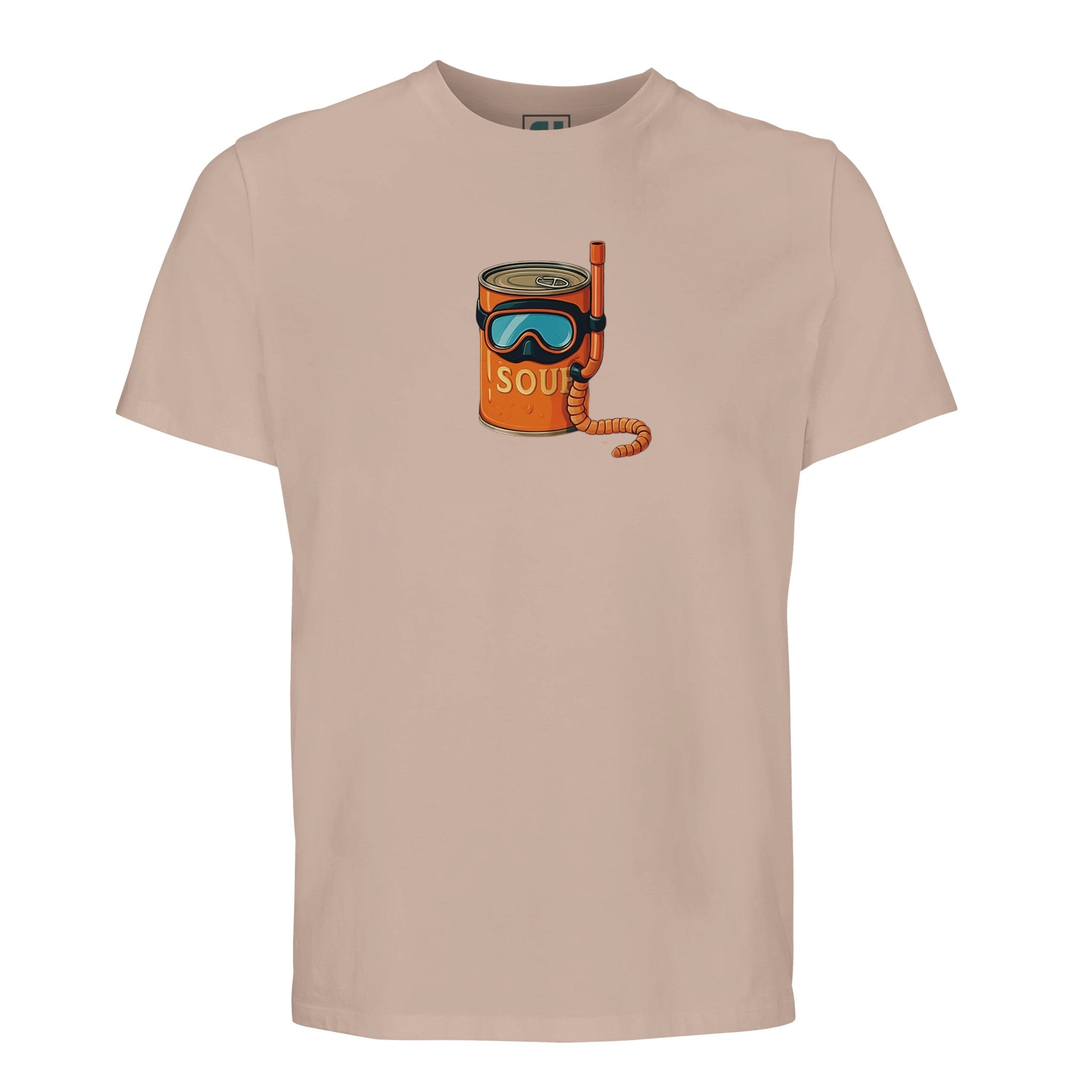Diving Soup Can Graphic Tee/Sustainable-Organic-Cotton-Apparel