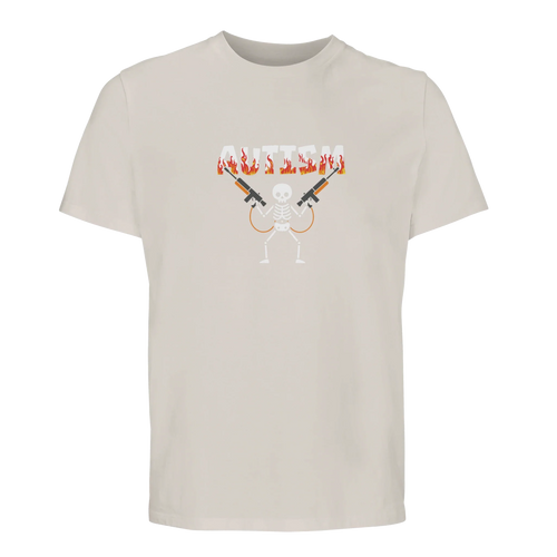 100% Organic unisex T-shirt/Autism-Skeleton