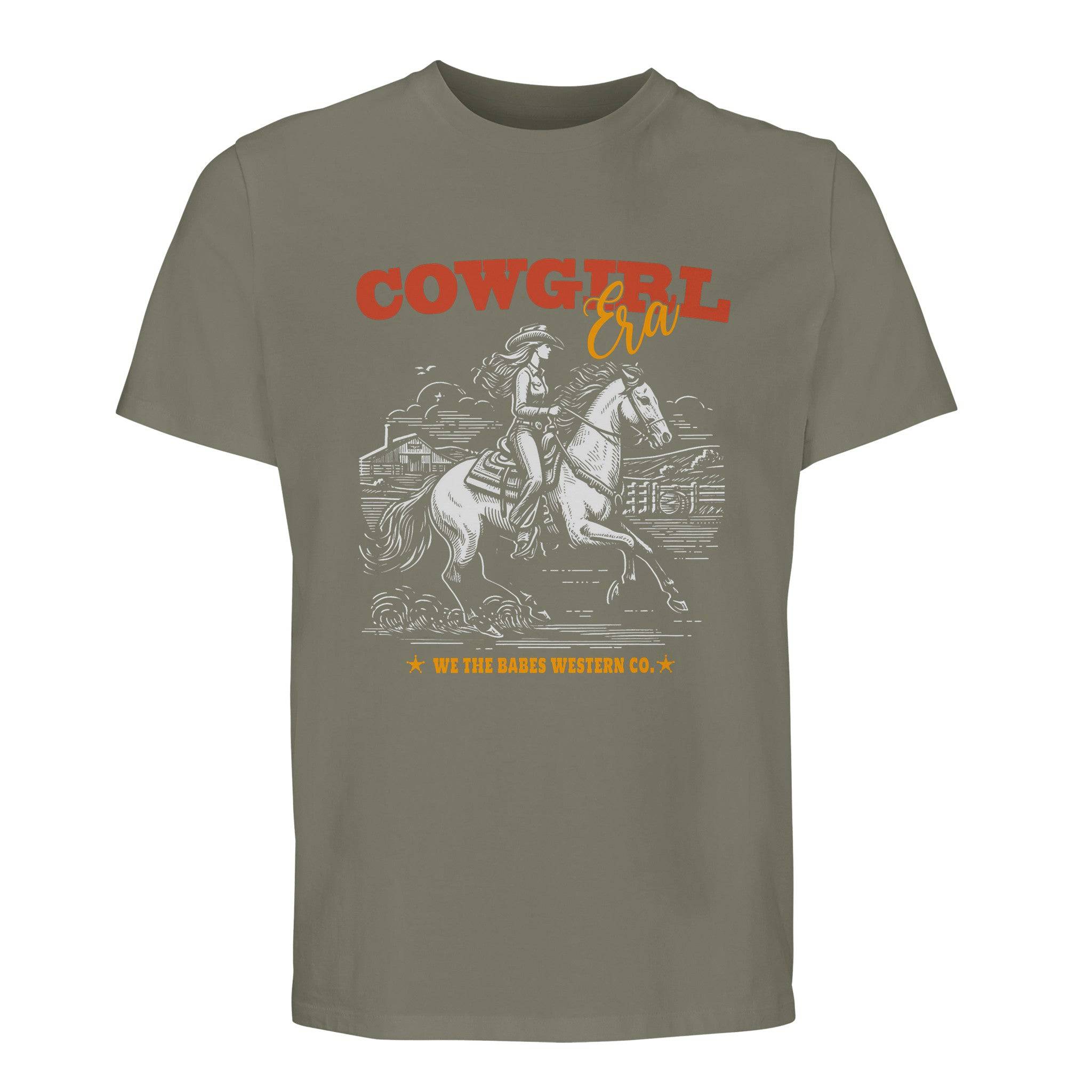 100% Organic Unisex T-shirt/Cowgirl