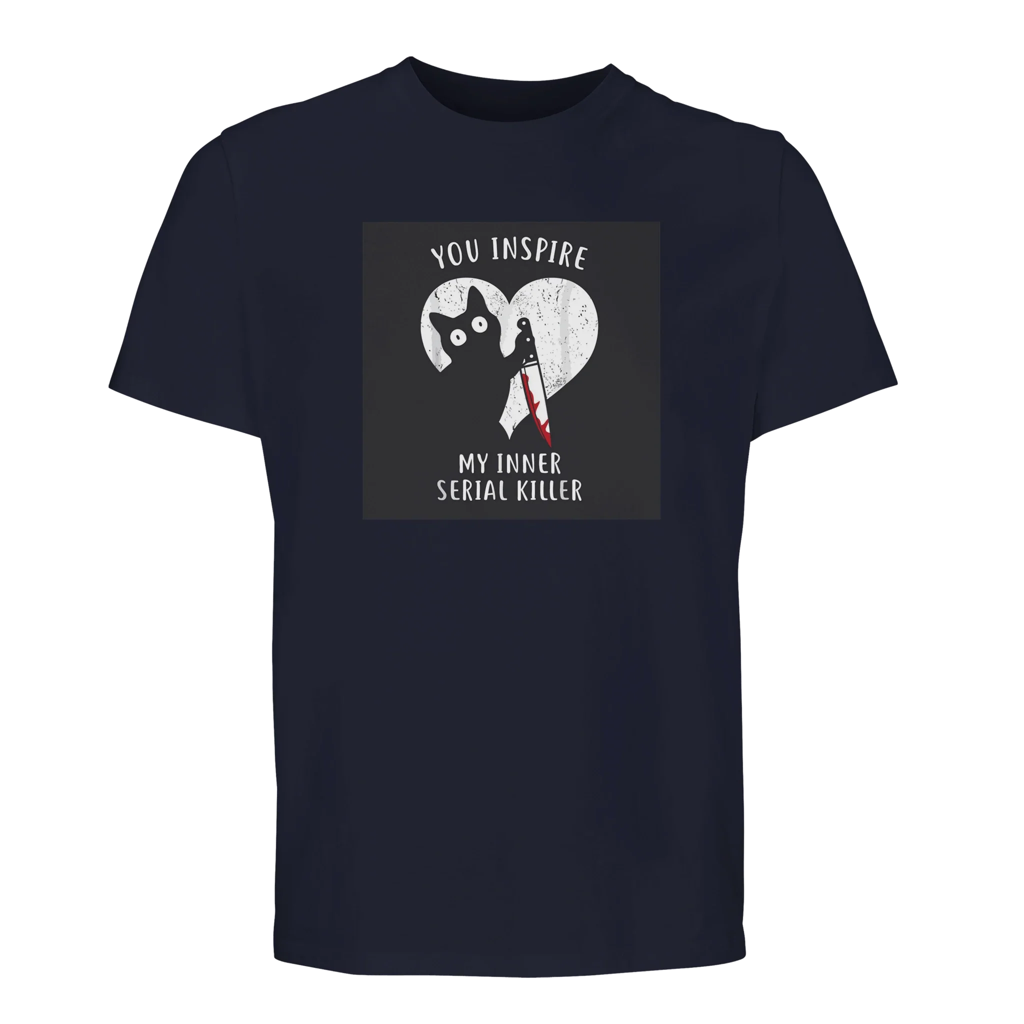 100% Organic Unisex T-shirt/Cat-Serial-Killer