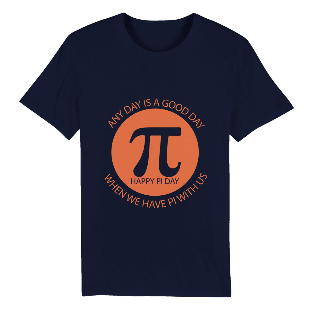 100% Organic Unisex T-shirt/π-Happy-Day
