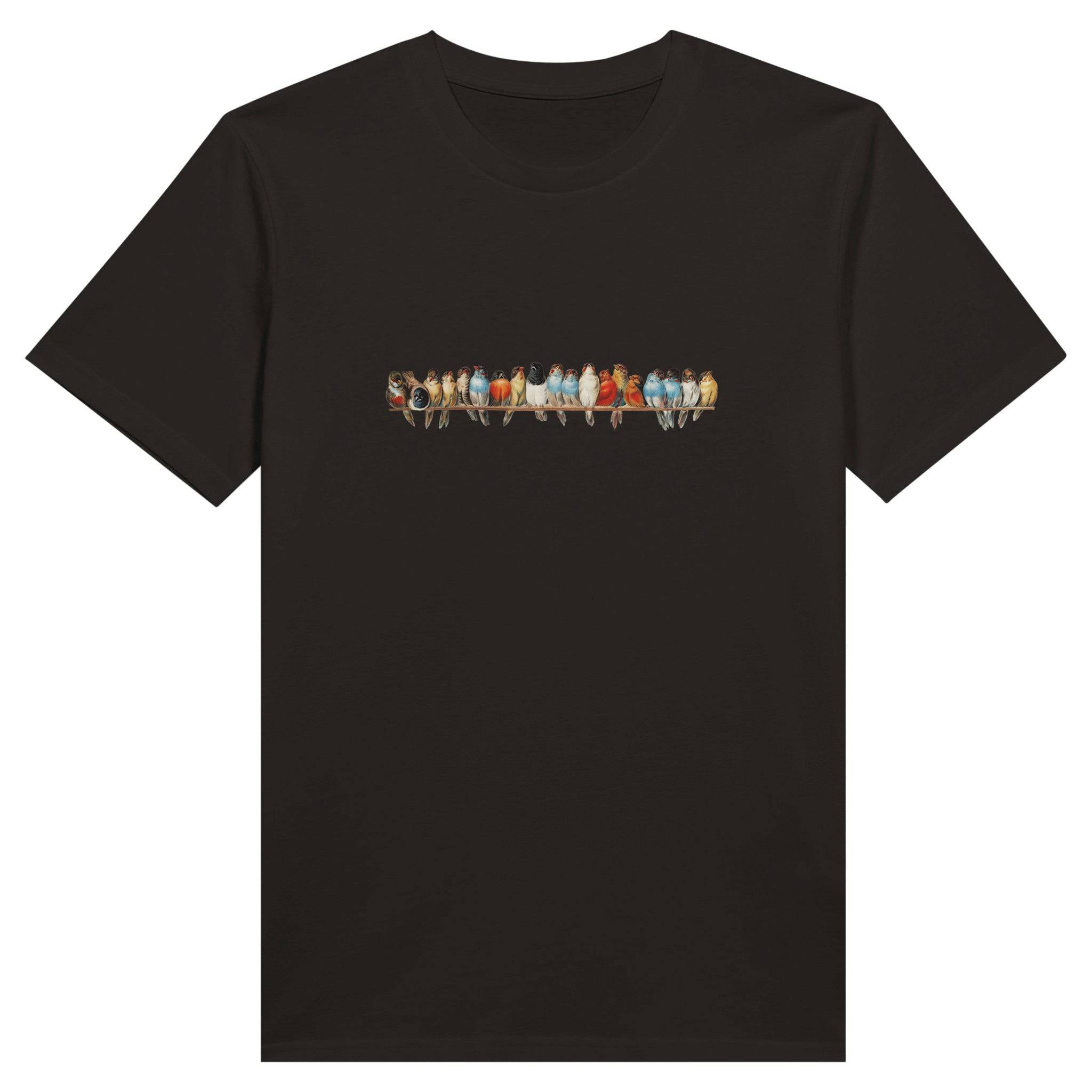 100% Organic Unisex T-shirt/Birds-On-The-Wire