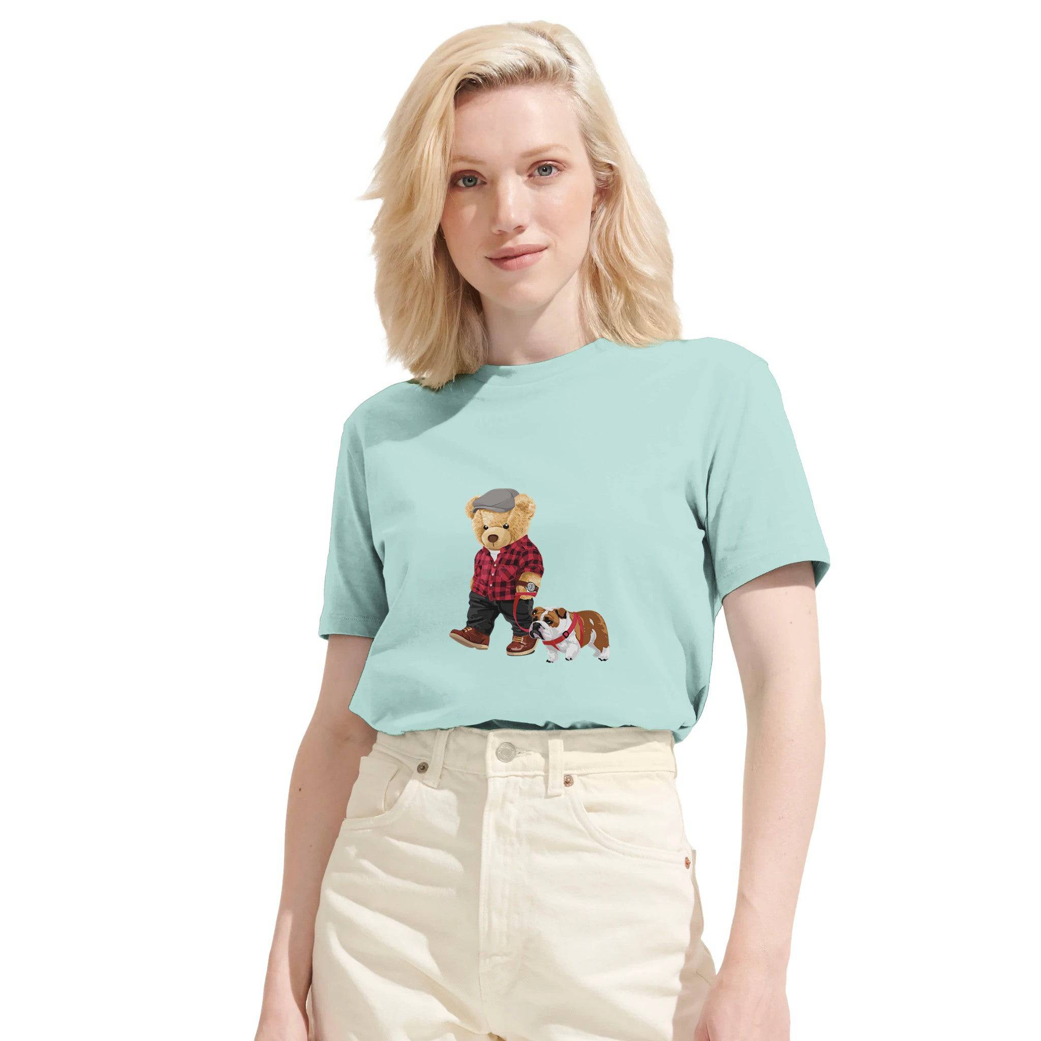 100% Organic Unisex T-shirt/Go-For-A-Walk C