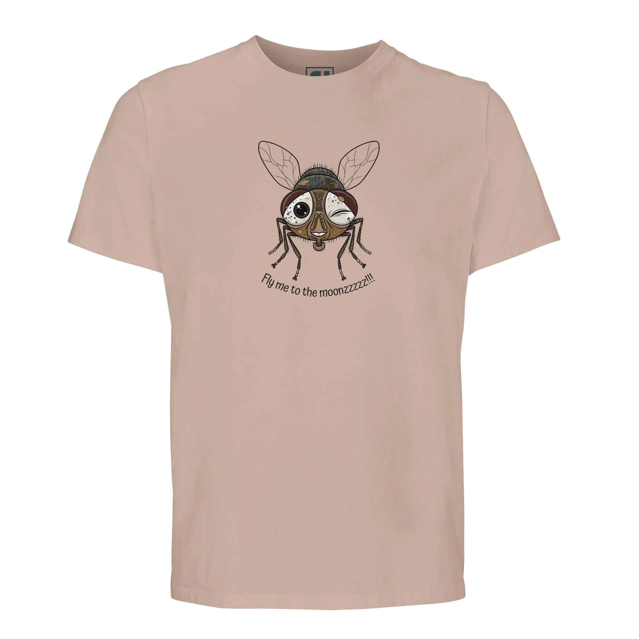 Wacky Winking Fly Organic Cotton Tee /Sustainable-Organic-Cotton-Apparel