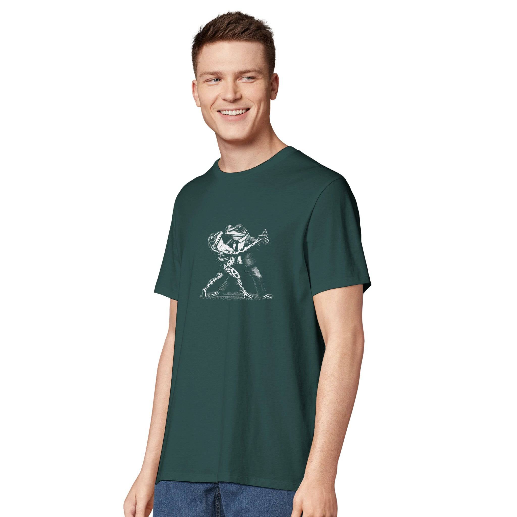 100% Organic Unisex T-shirt/Frogs-Dancing