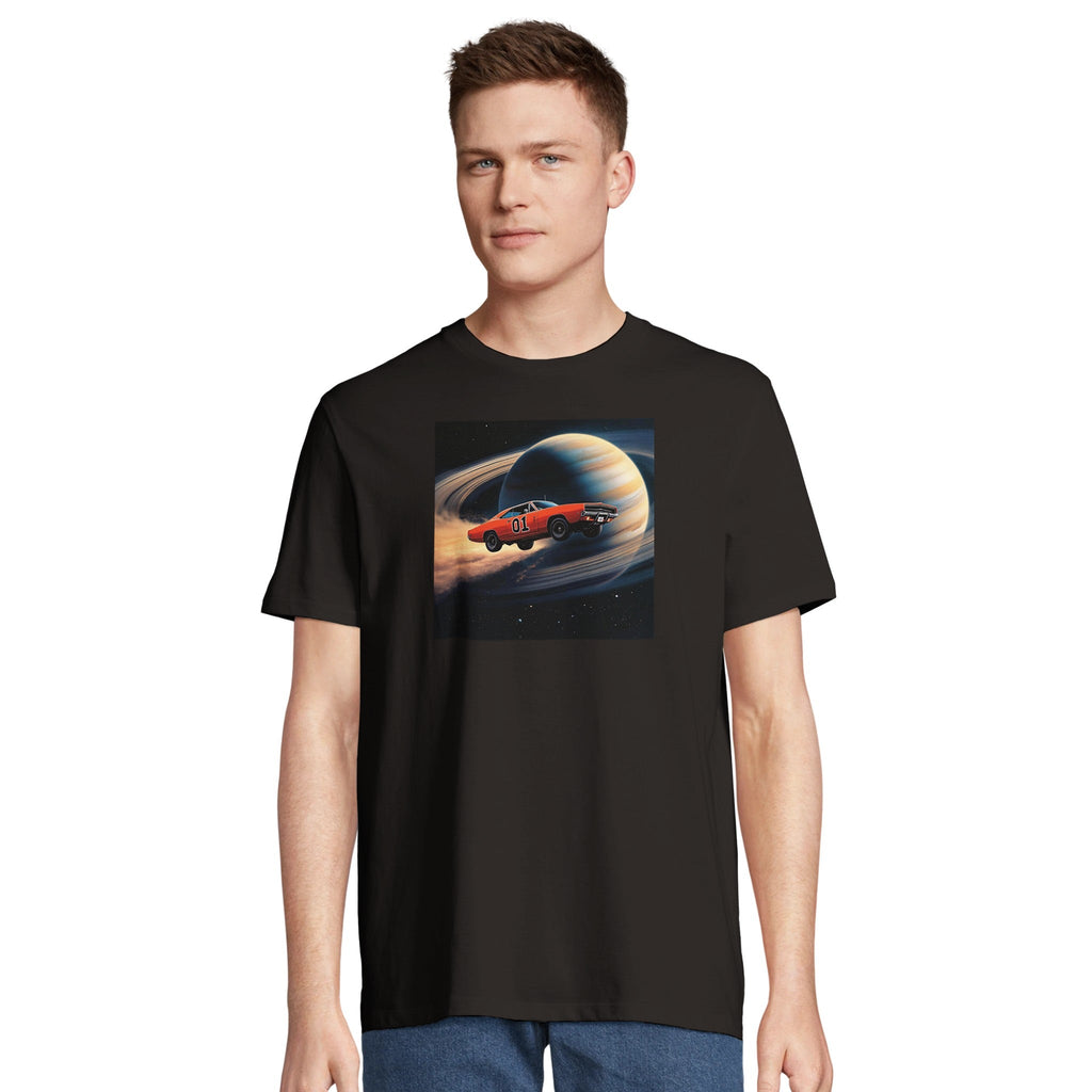 Cosmic Muscle Car/Fly Through the Galaxy in Style/Sunsustainable-Organic-Cotton-Apparel
