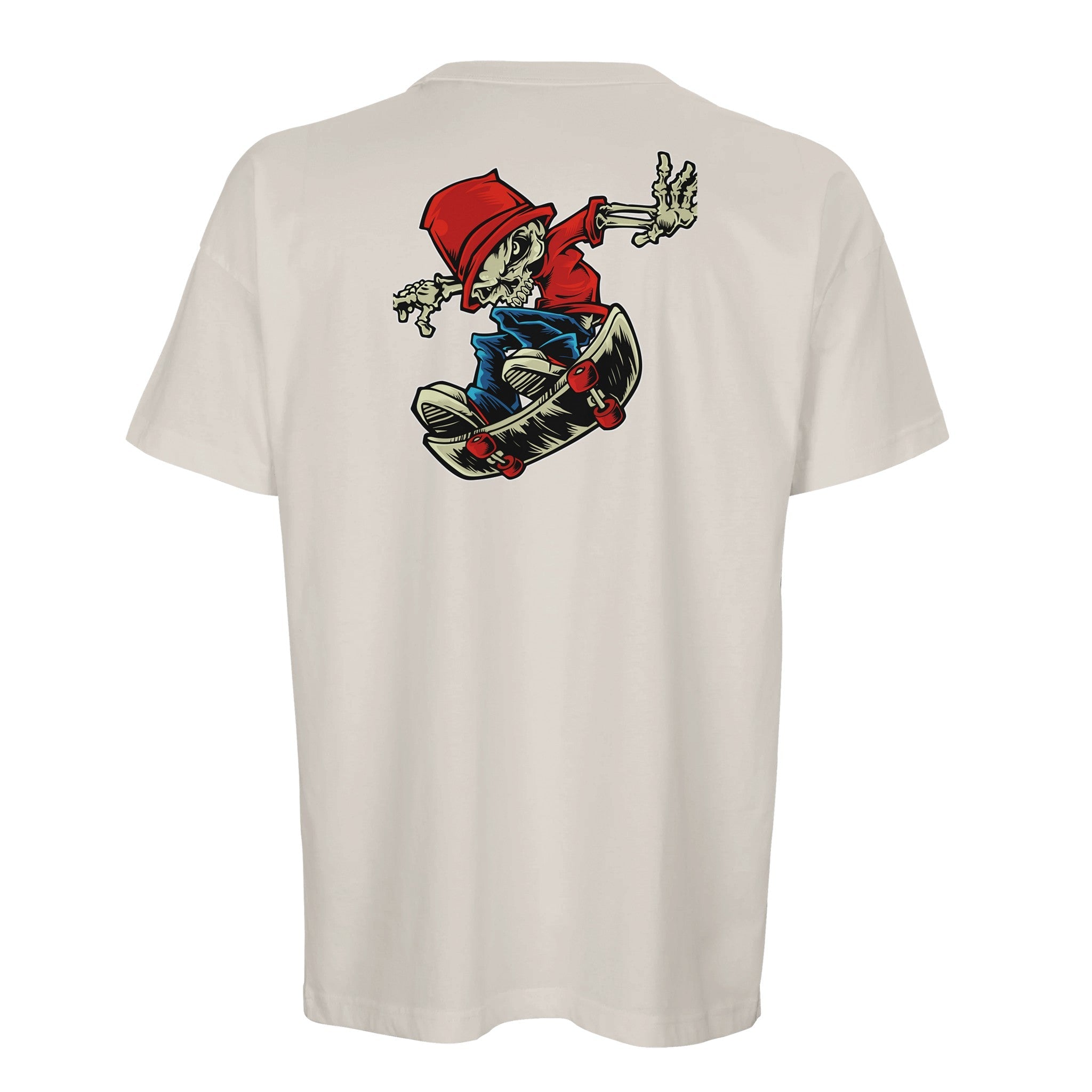 Organic Oversized T-shirt/Skater Skeleton  - Eco-Friendly