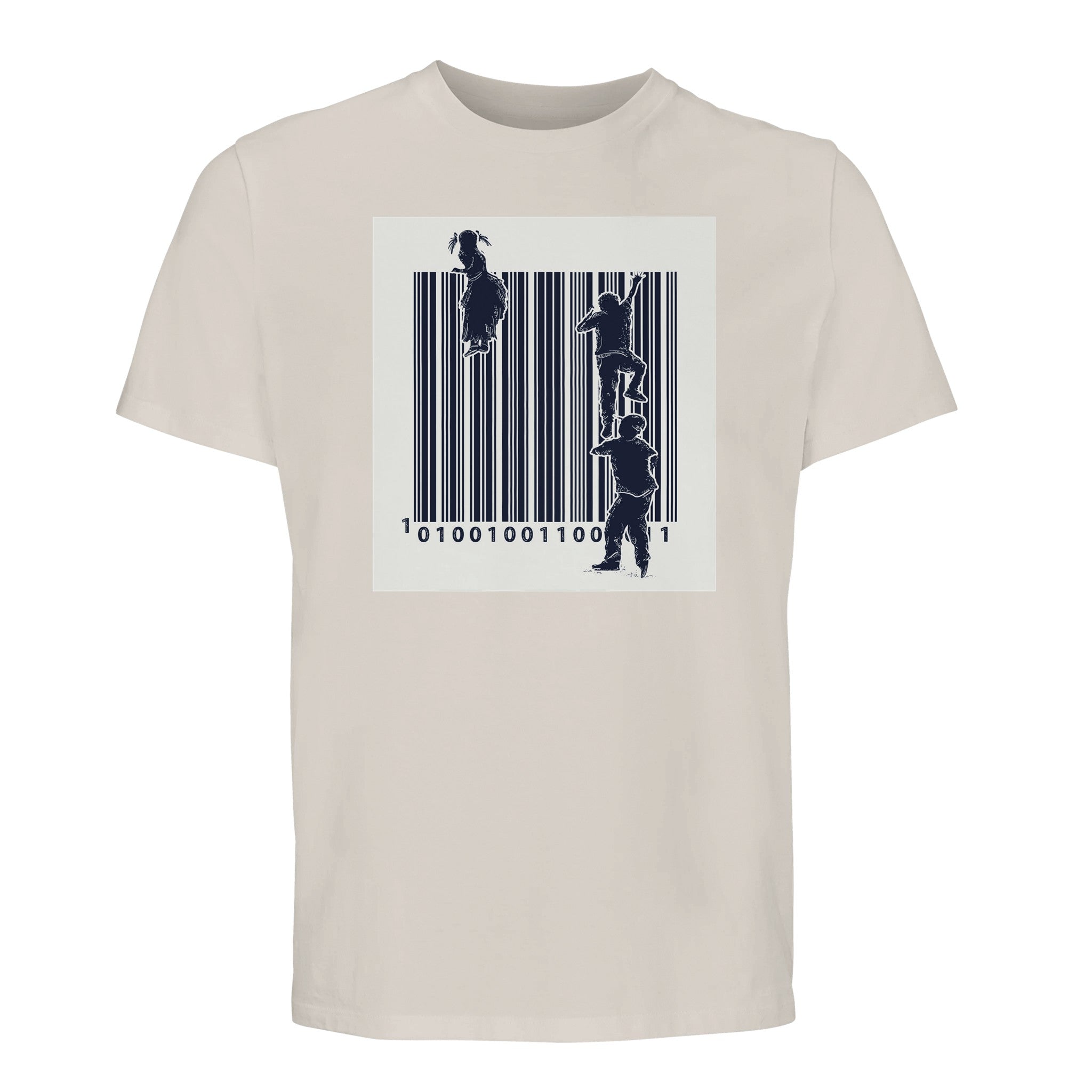 100% Organic Unisex T-shirt/Barcode-People